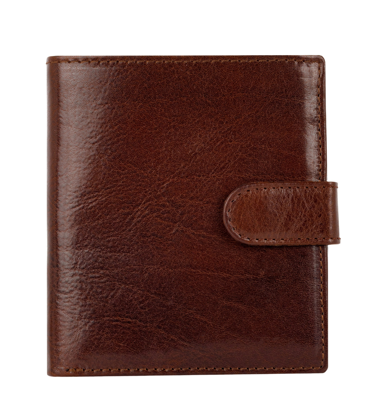 Cartera de cuero de doble compartimento y cierre a presión: Ironweed