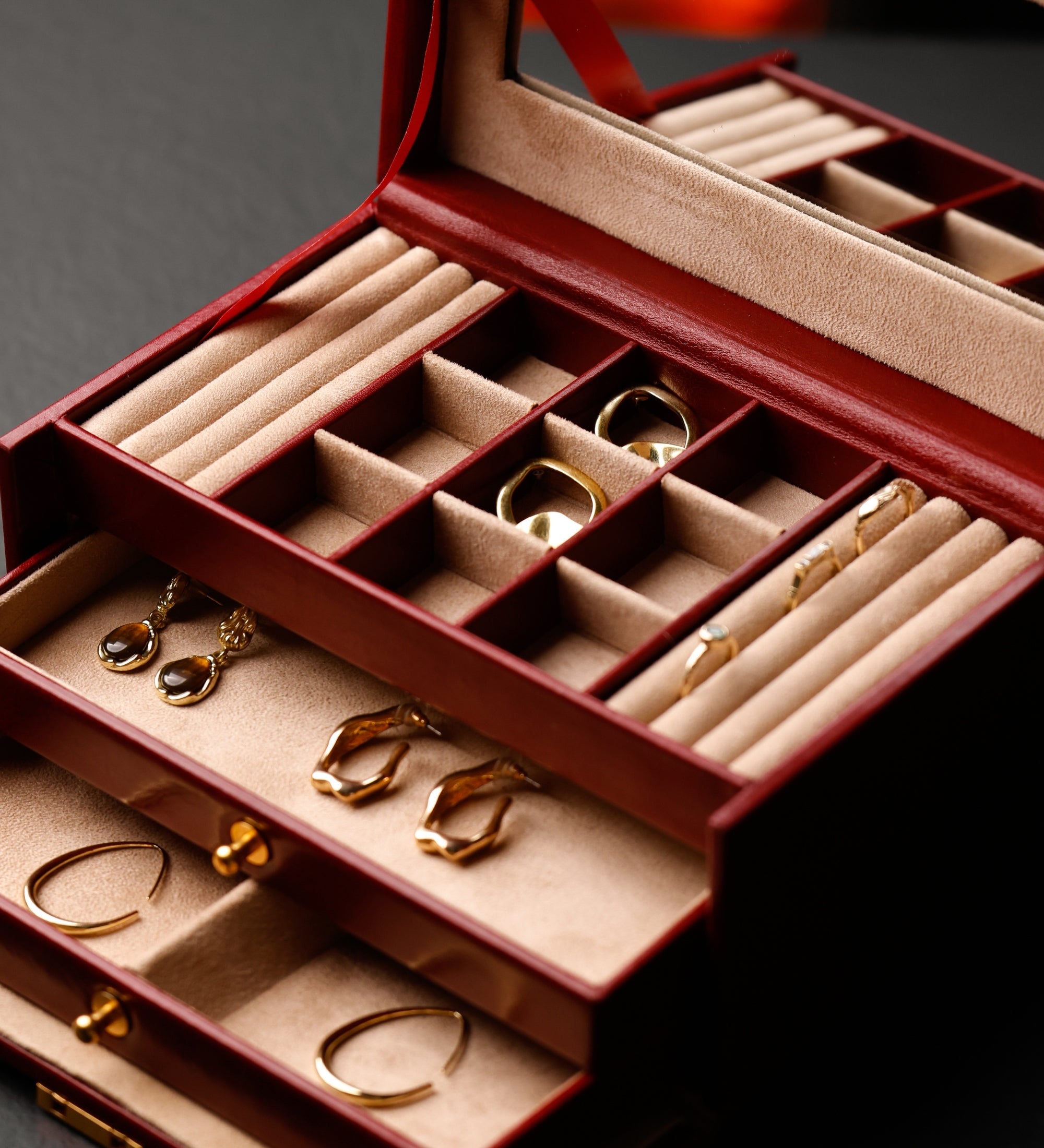 Joyero de cuero para mujer: Beloved