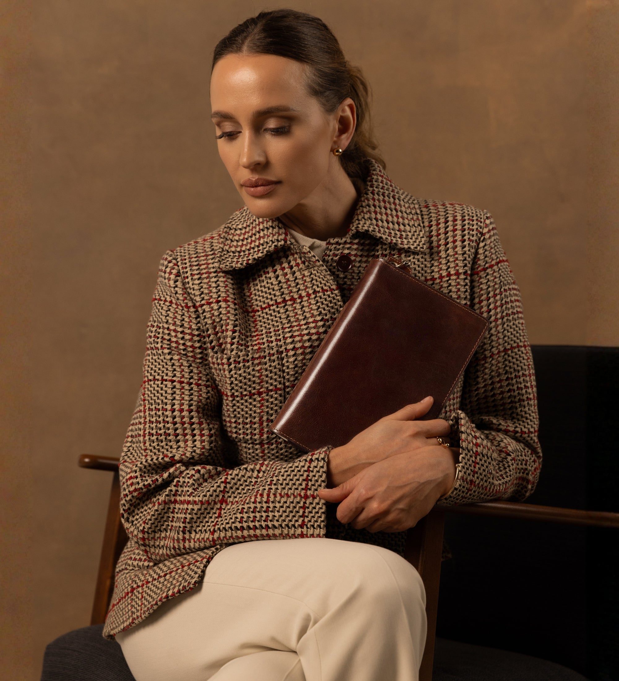 Cuaderno personal de cuero para mujer con bloc de notas A5 recargable: The Diary of a Nobody