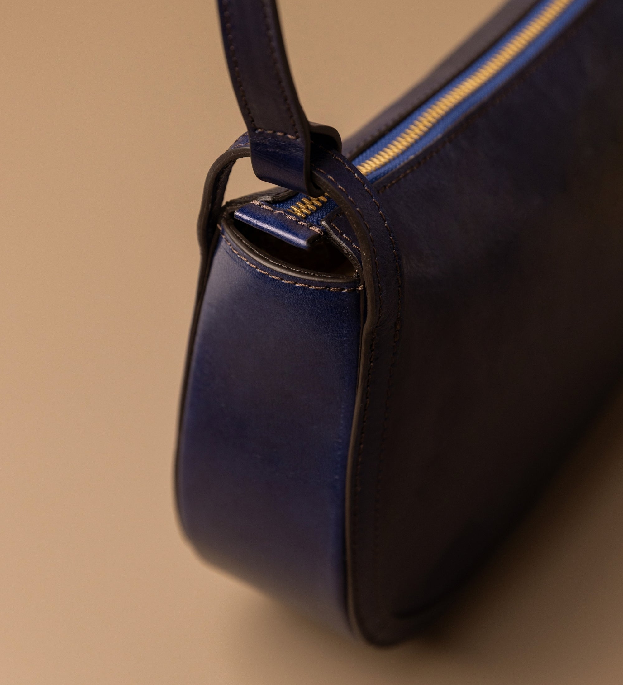 Bolso hobo de cuero para mujer: La Noia