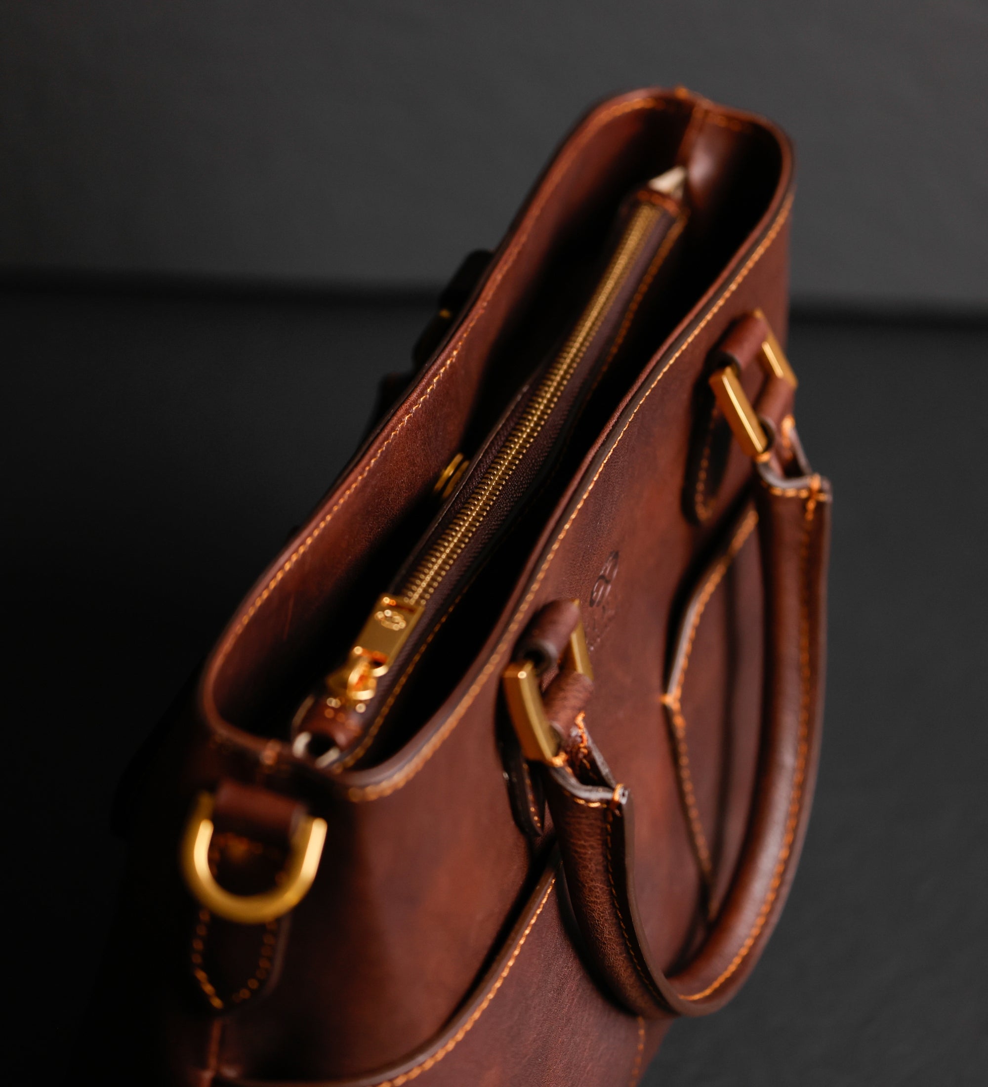 Bolso de hombro/bolso de mano de cuero para mujer: Camilla