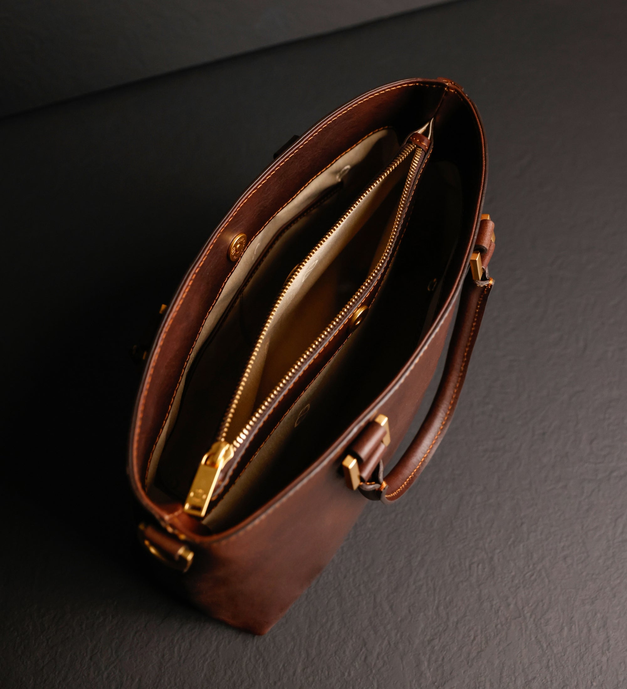 Bolso de hombro/bolso de mano de cuero para mujer: Camilla