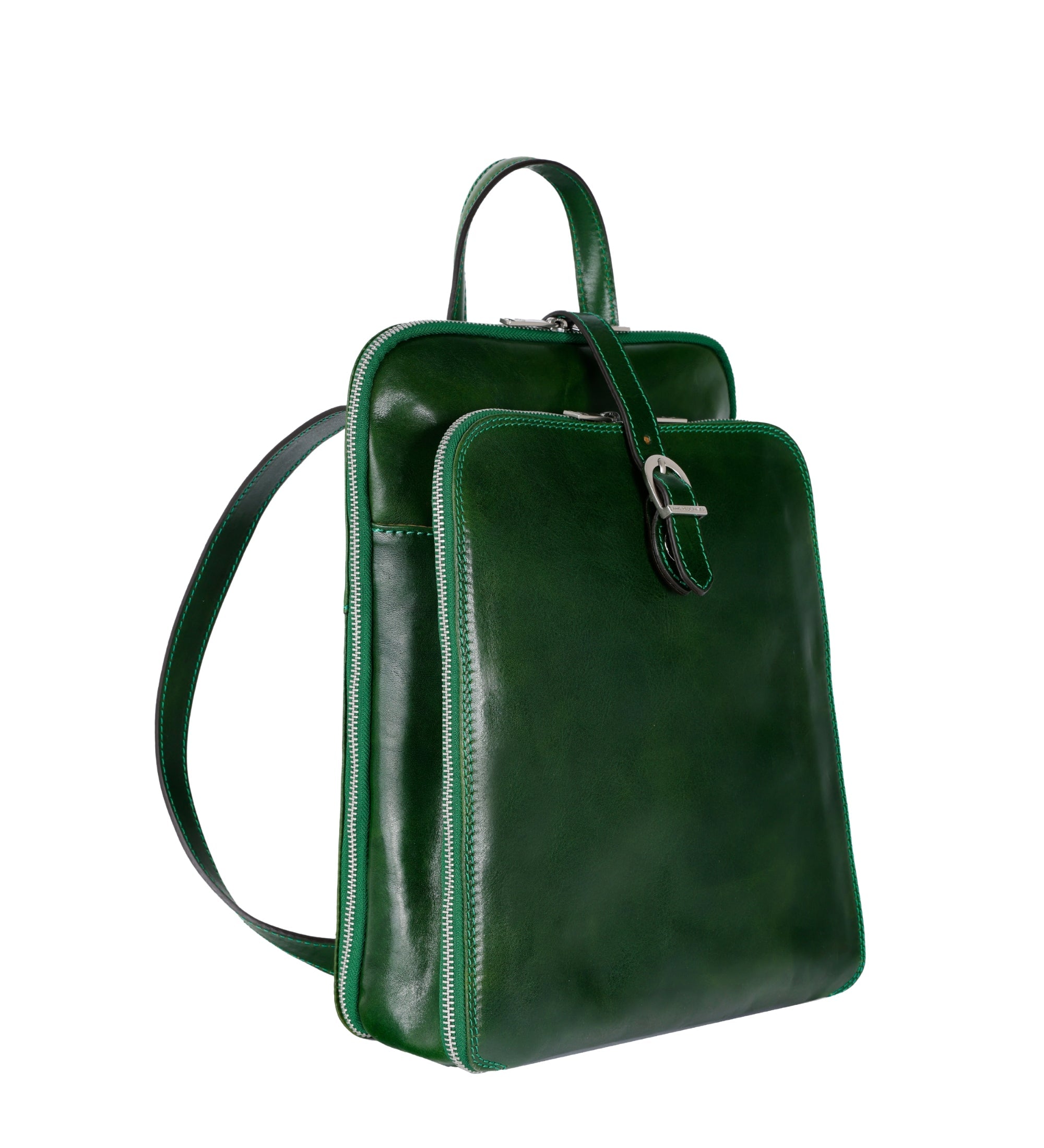 Bolso de hombro/mochila de cuero convertible para mujer: Clarissa