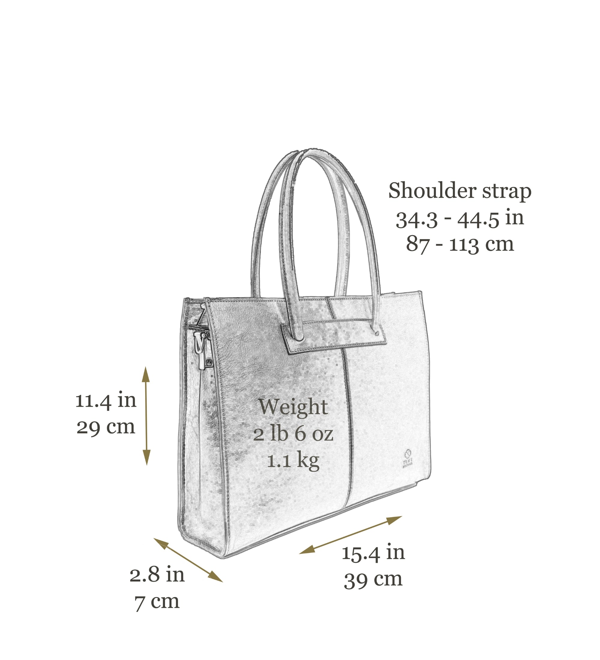 Bolso de hombro/bolso tote/bolso de mano de cuero para mujer: Anna Karenina