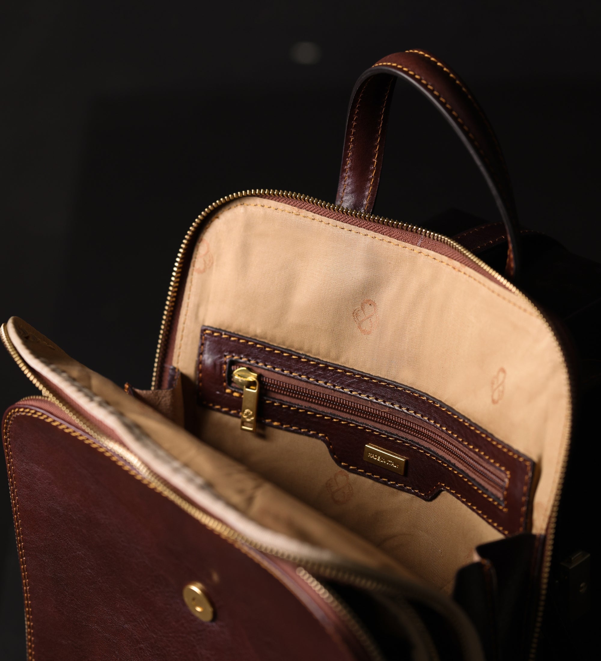 Bolso de hombro/mochila de cuero convertible para mujer: Clarissa