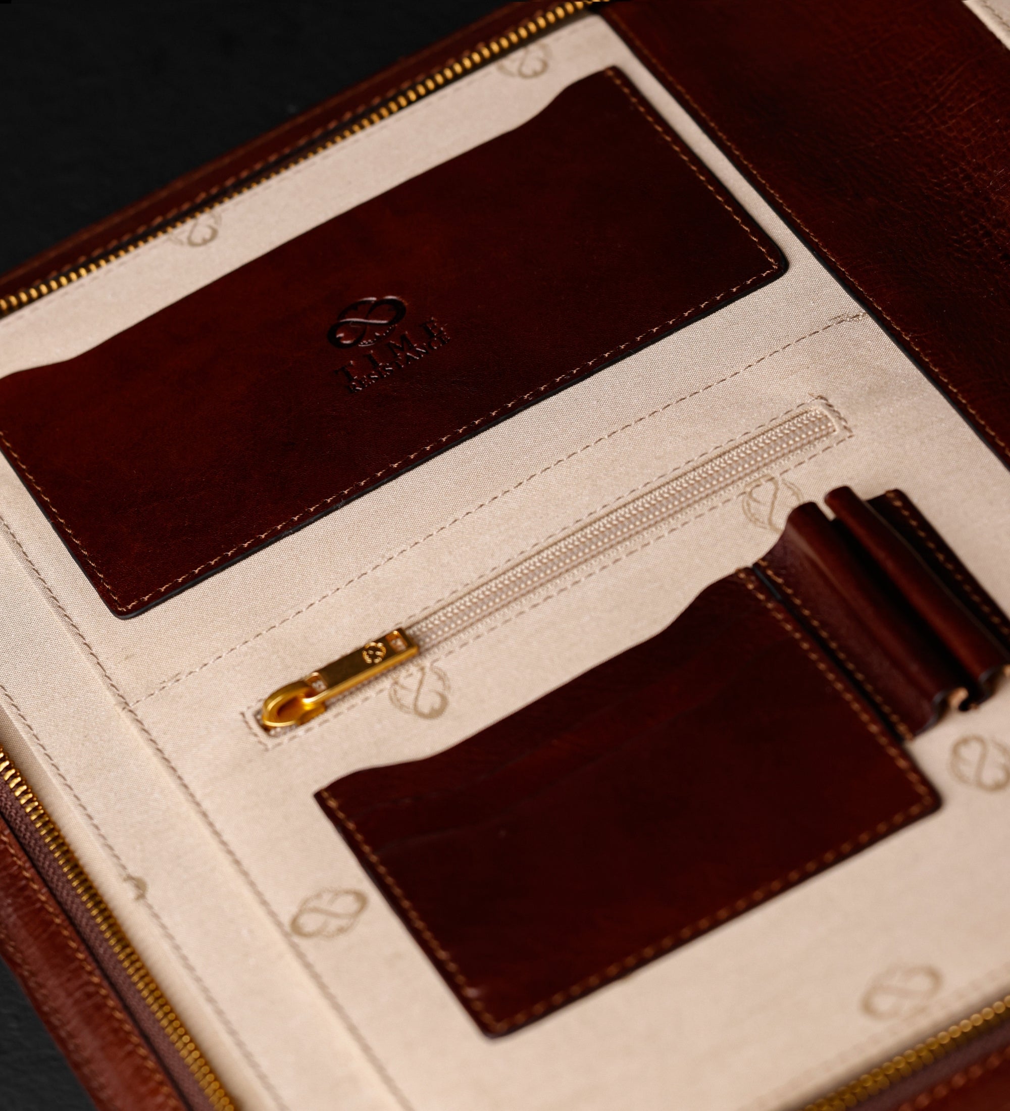 Organizador portadocumentos A4 de cuero: Candide