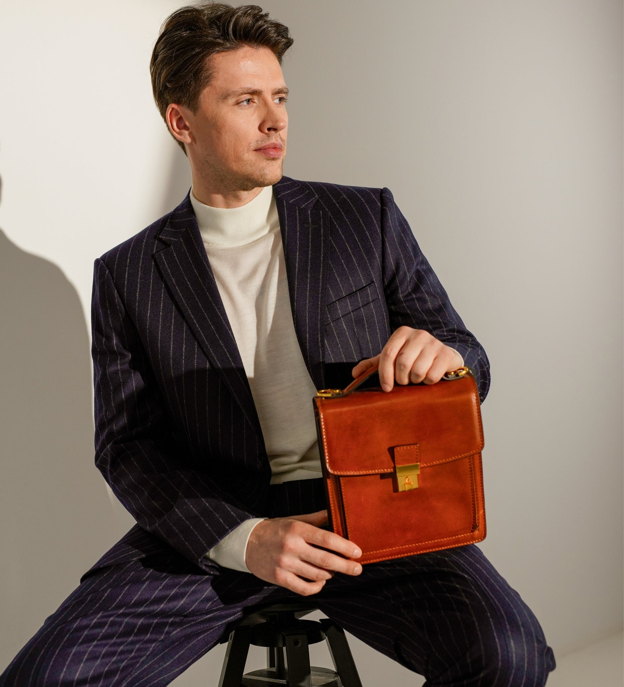 Maletín de cuero pequeño: Walden