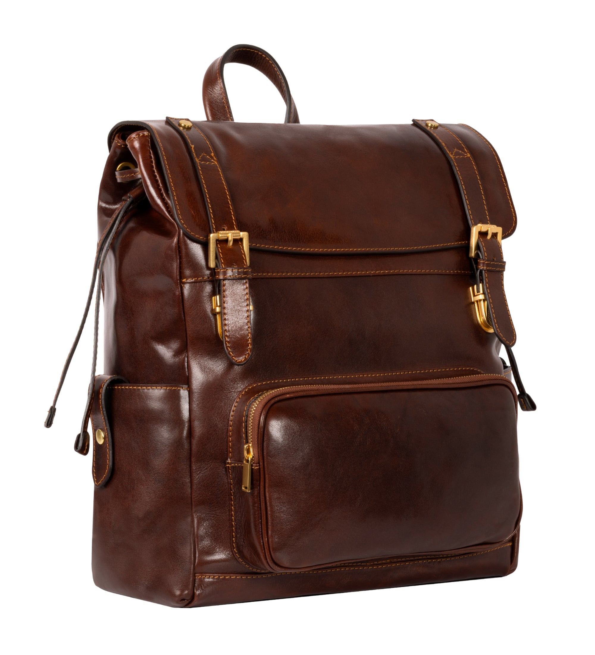 Mochila de cuero: The Good Earth