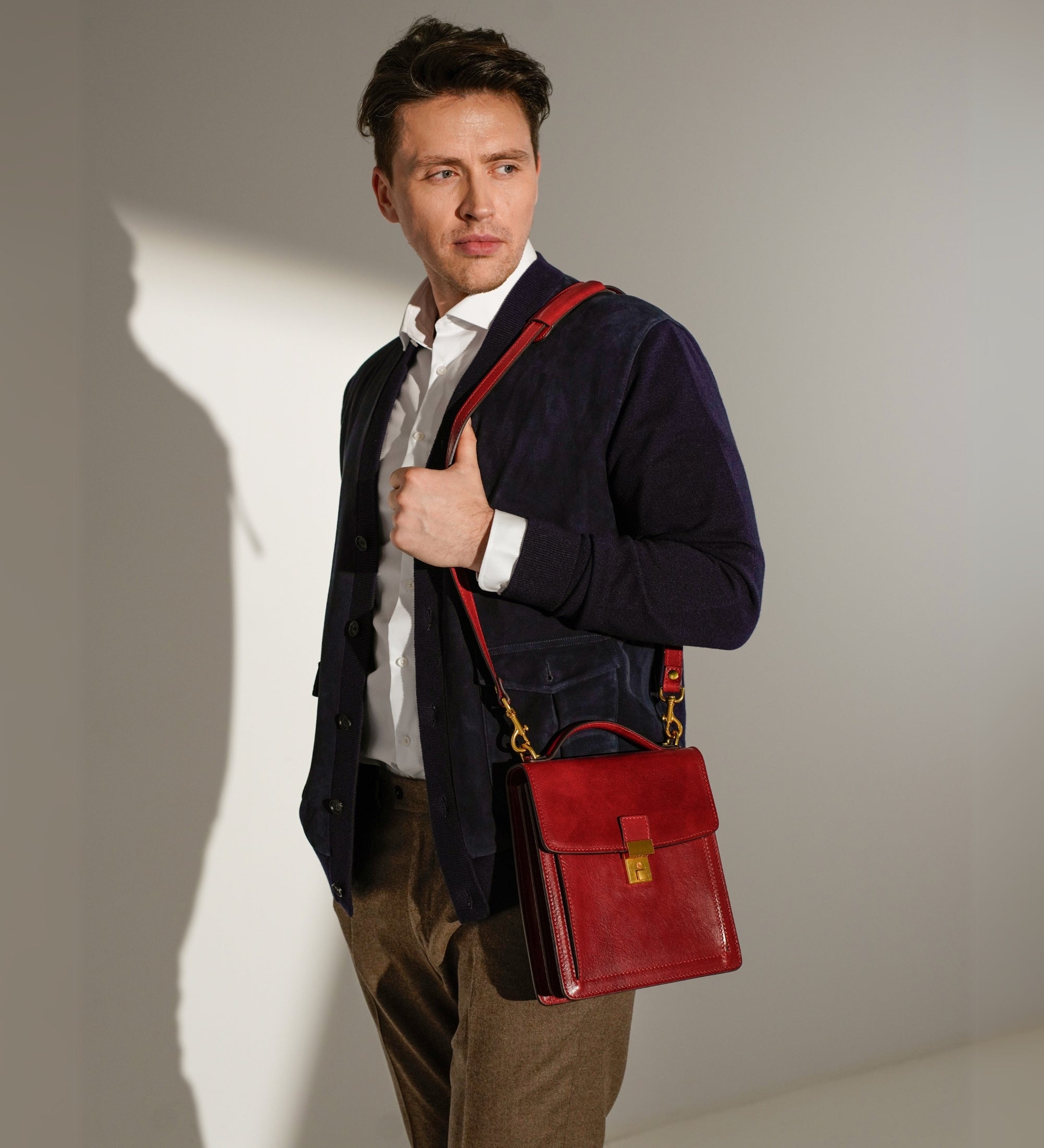 Maletín de cuero pequeño: Walden