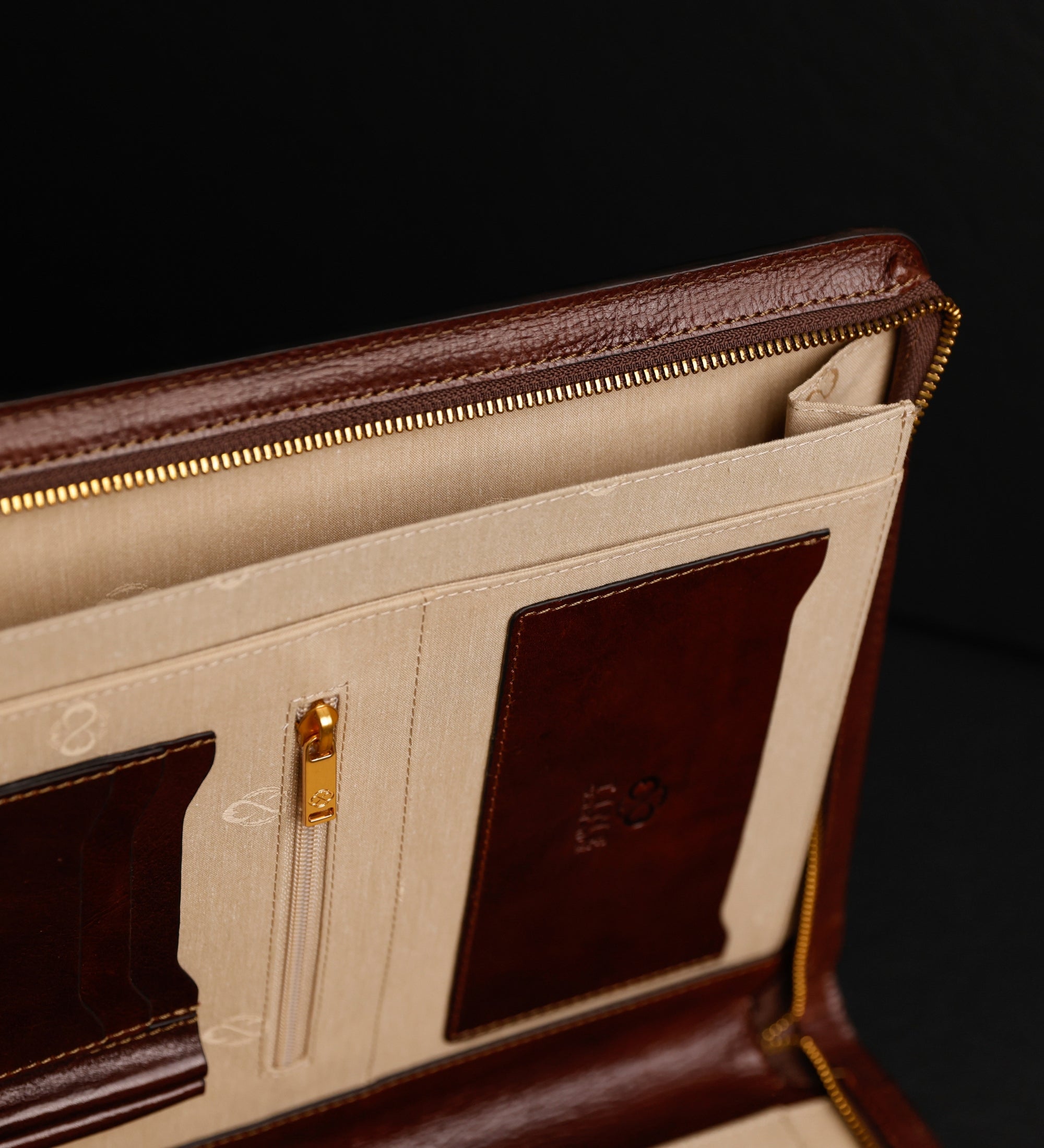 Organizador portadocumentos A4 de cuero: Candide