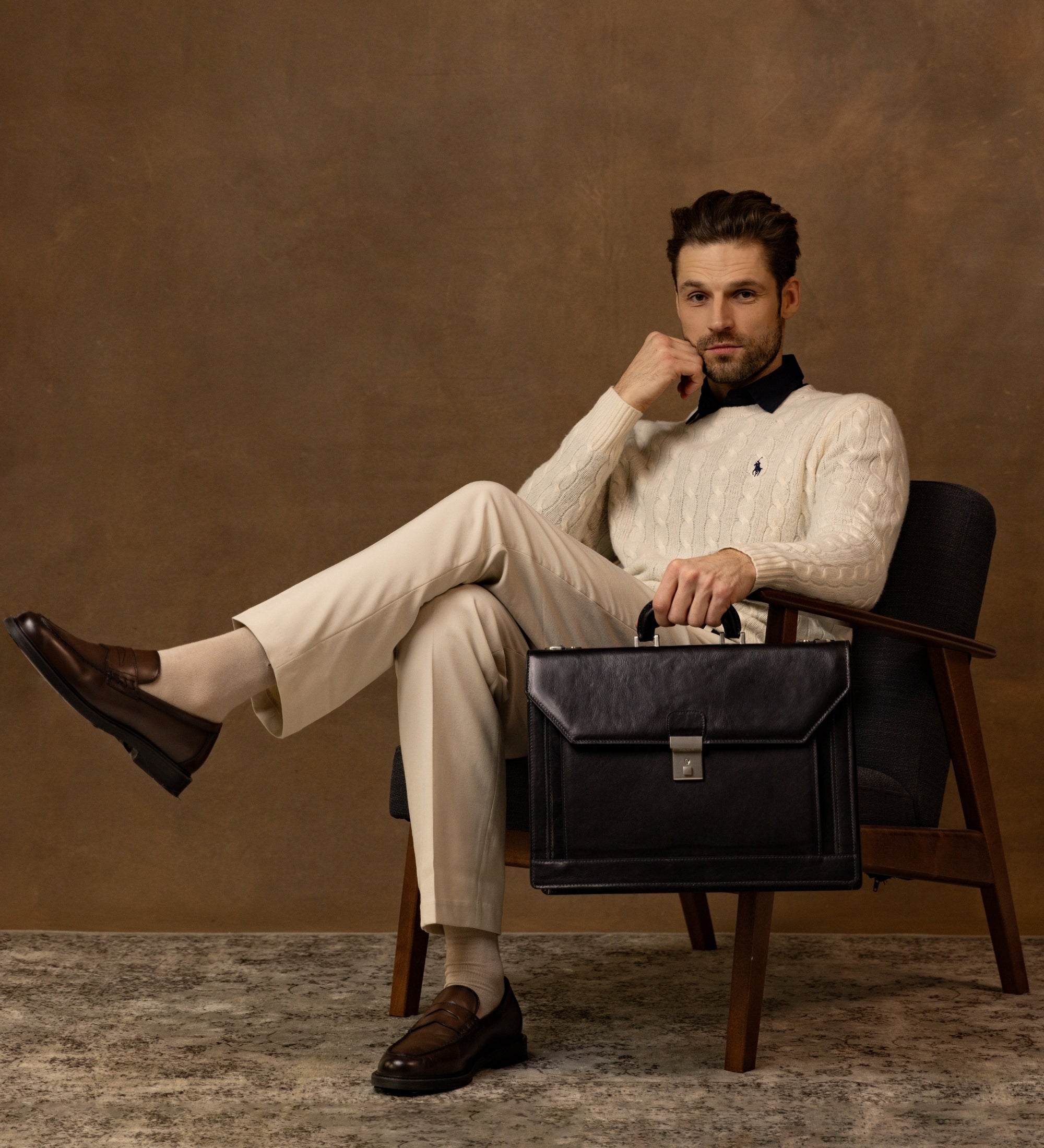 Maletín de cuero grande: Invisible Man