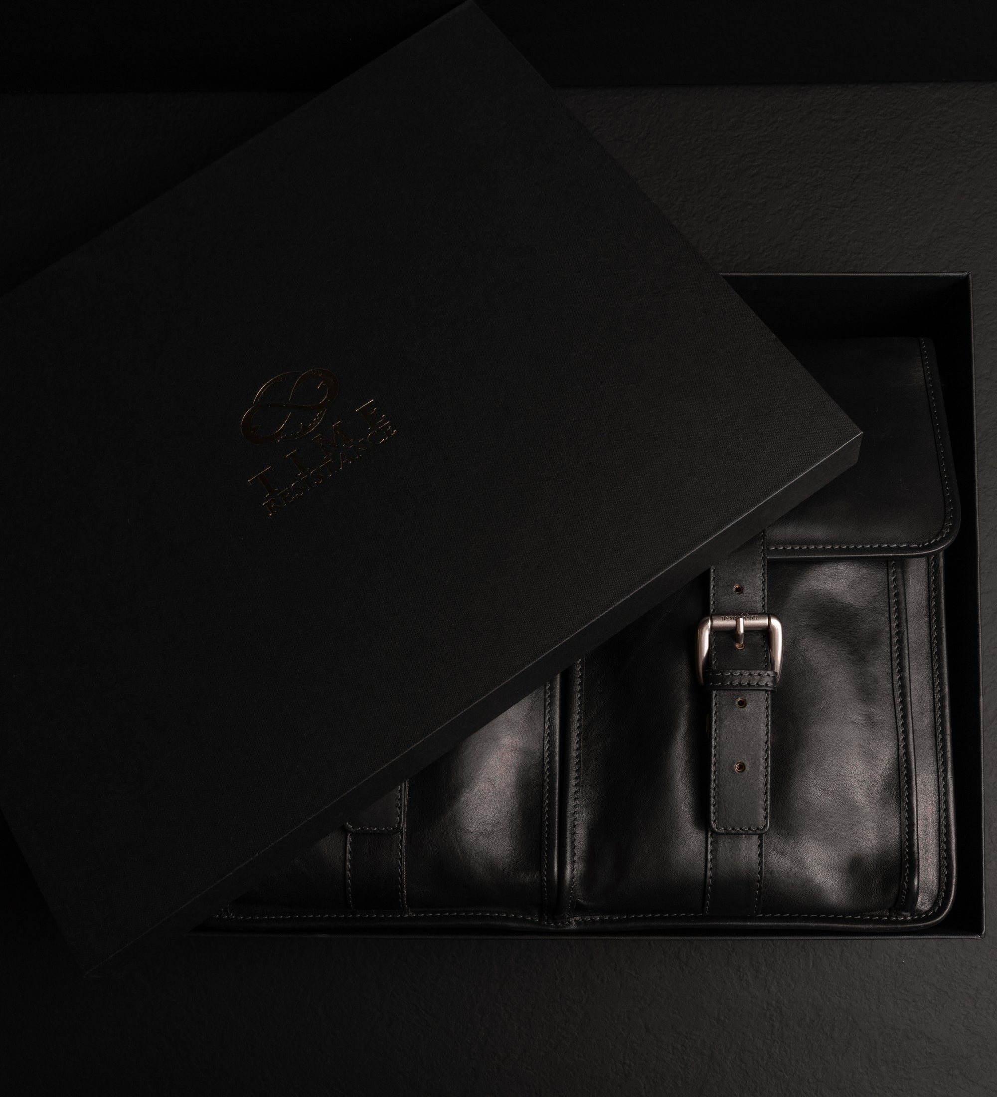 Bolso tipo satchel, maletín de cuero: The Time Machine