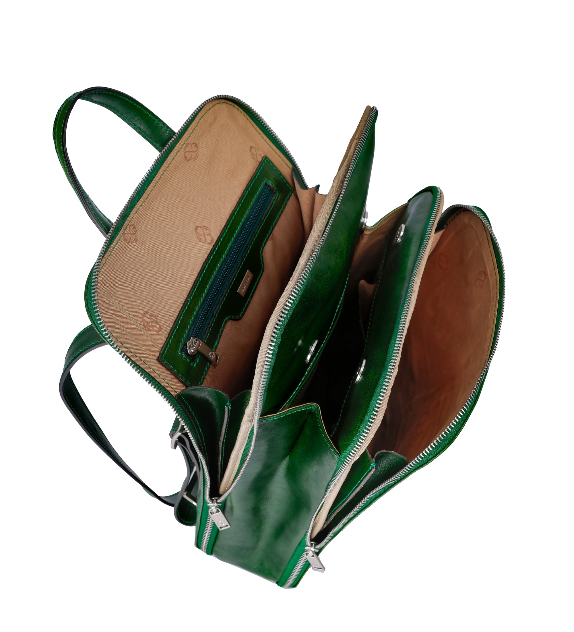 Bolso de hombro/mochila de cuero convertible para mujer: Clarissa