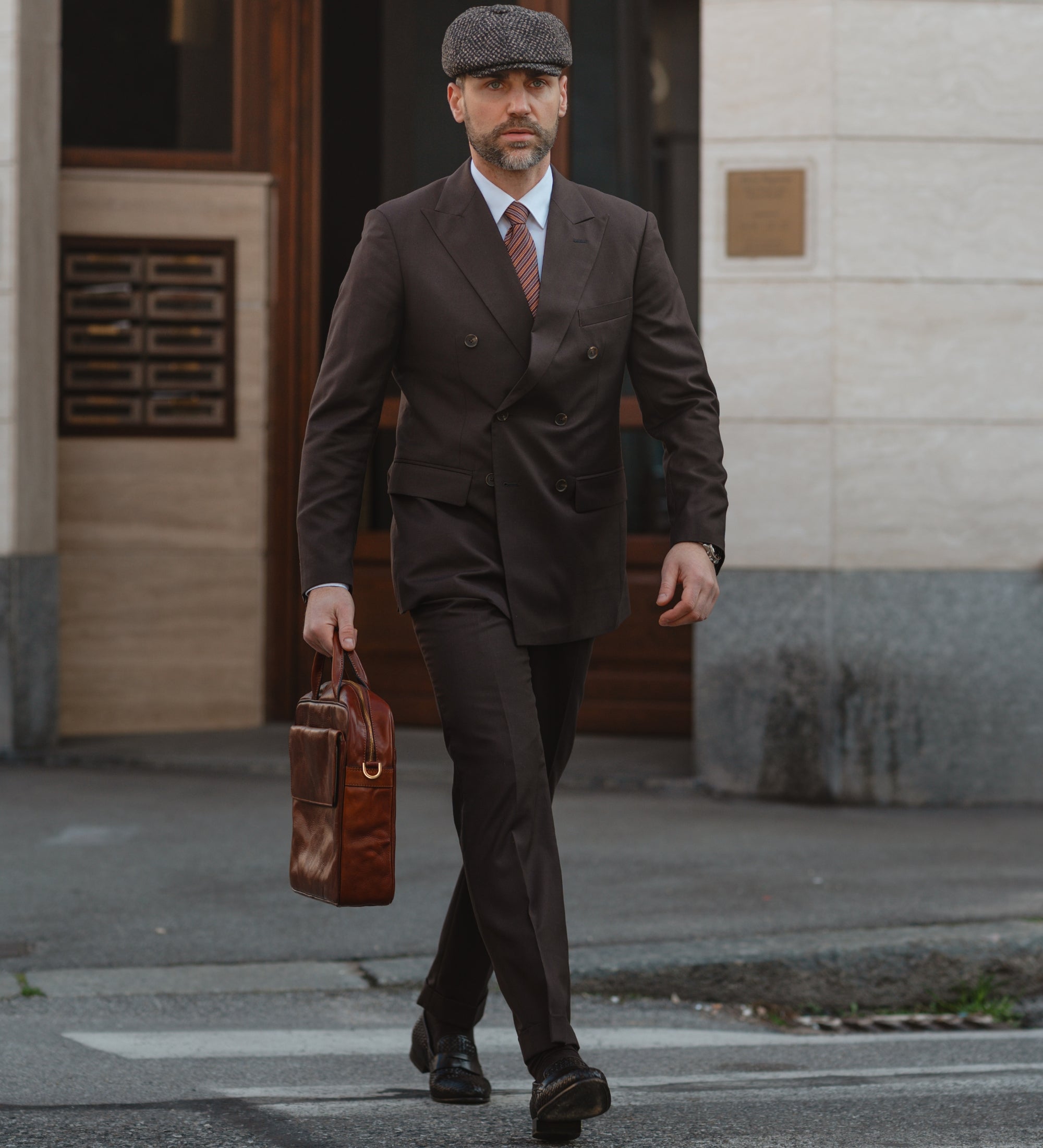 Bolso para portátil/maletín de cuero: The Sheltering Sky