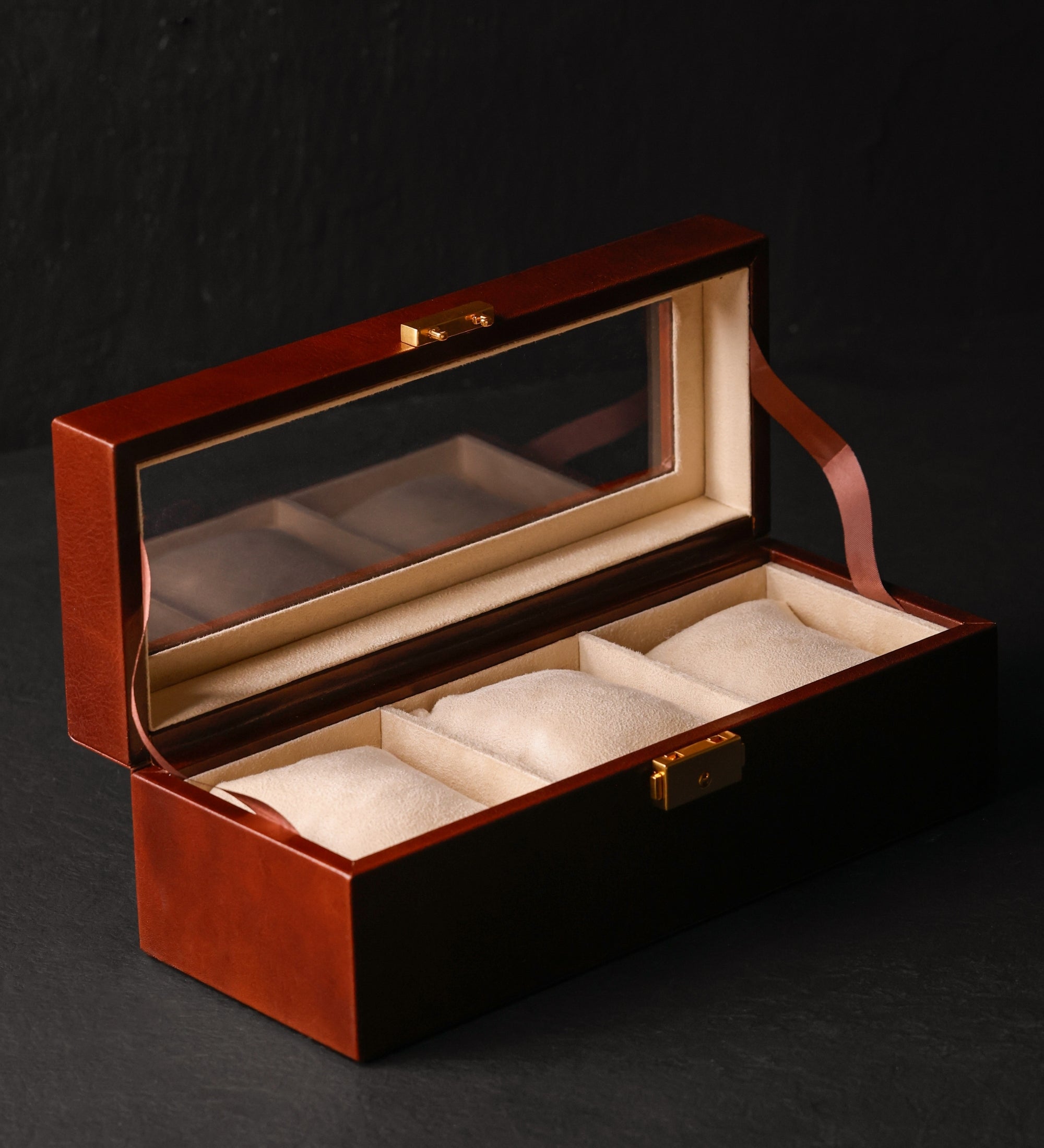 Organizador de relojes, caja para relojes de cuero para mujer: Silence