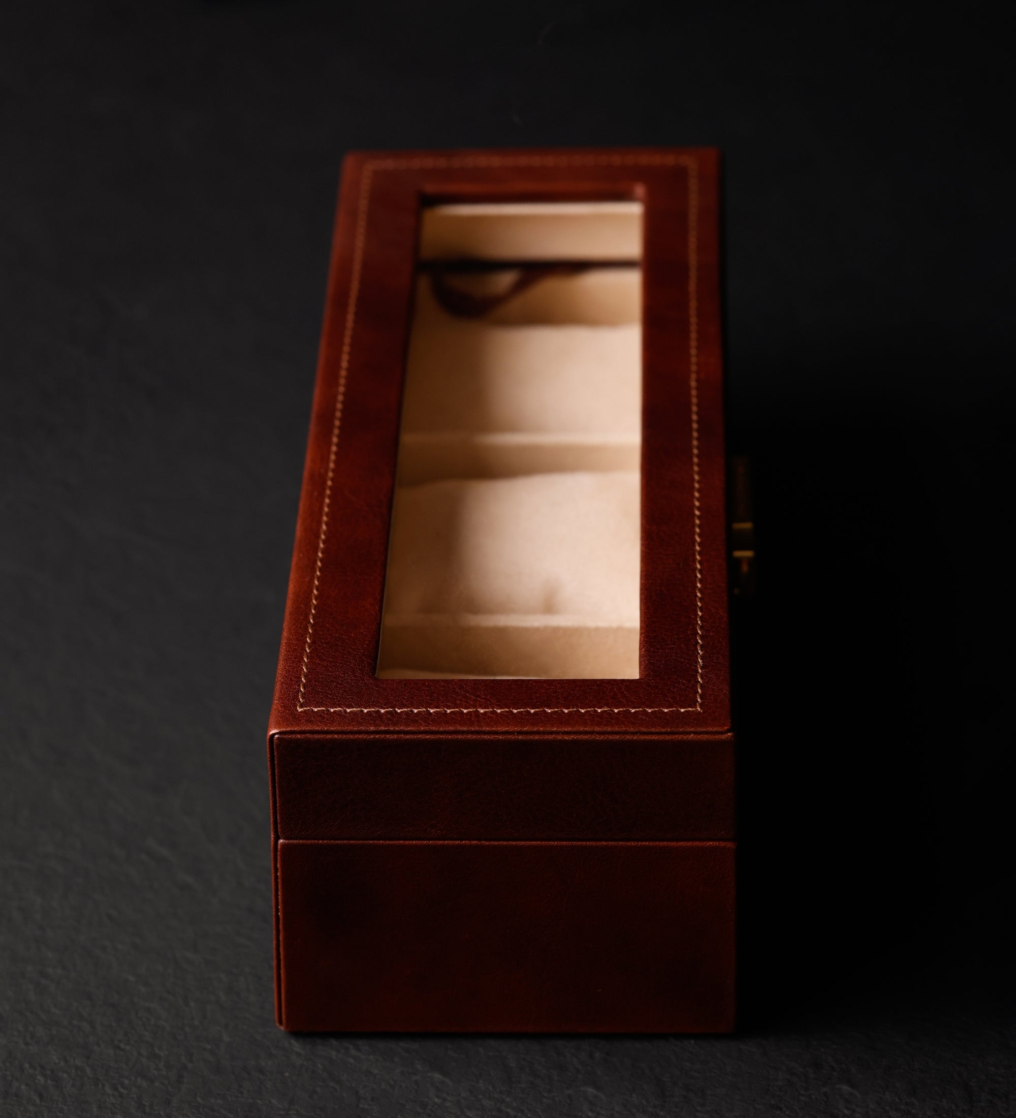 Organizador de relojes, caja para relojes de cuero: Silence