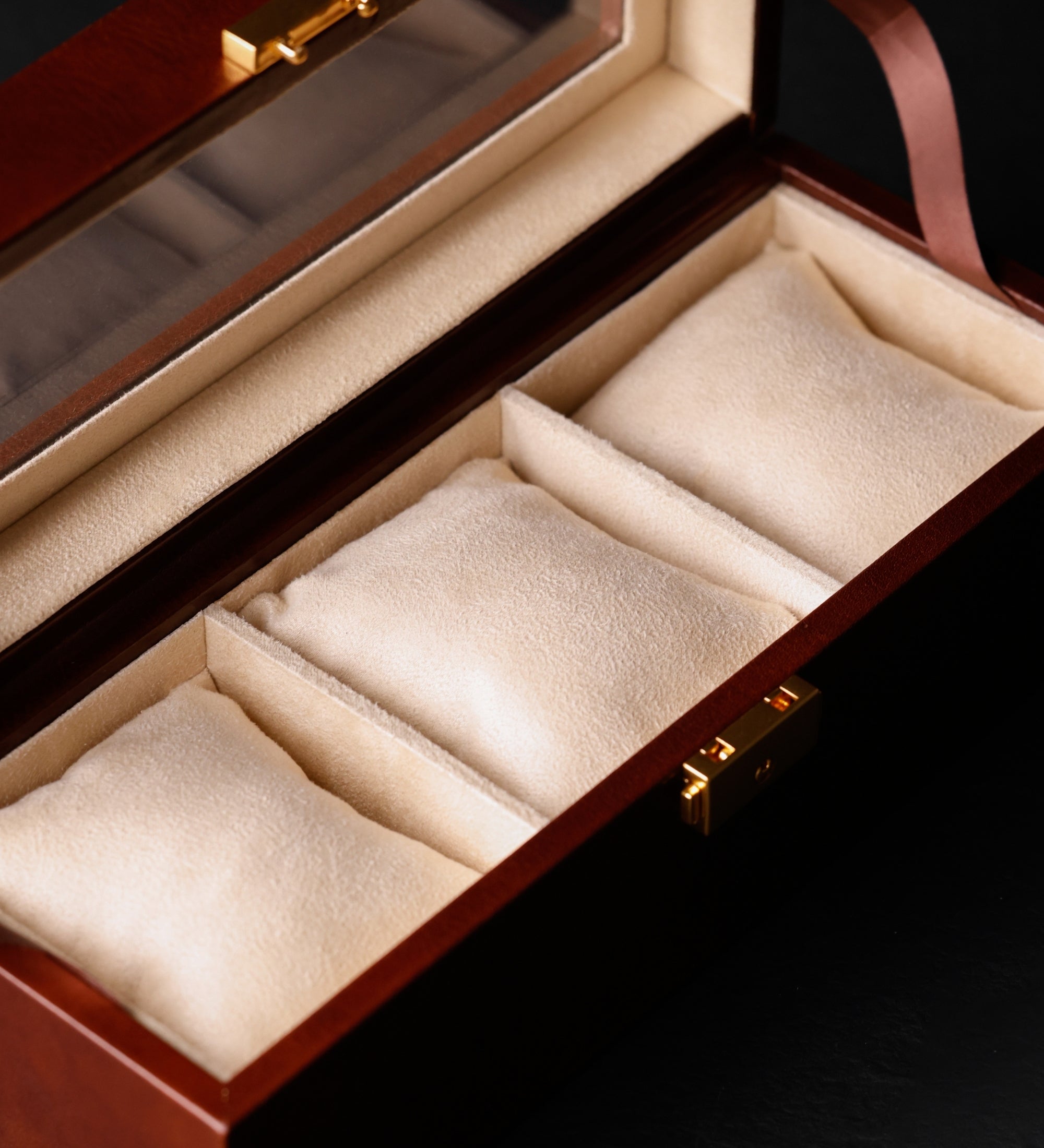 Organizador de relojes, caja para relojes de cuero: Silence