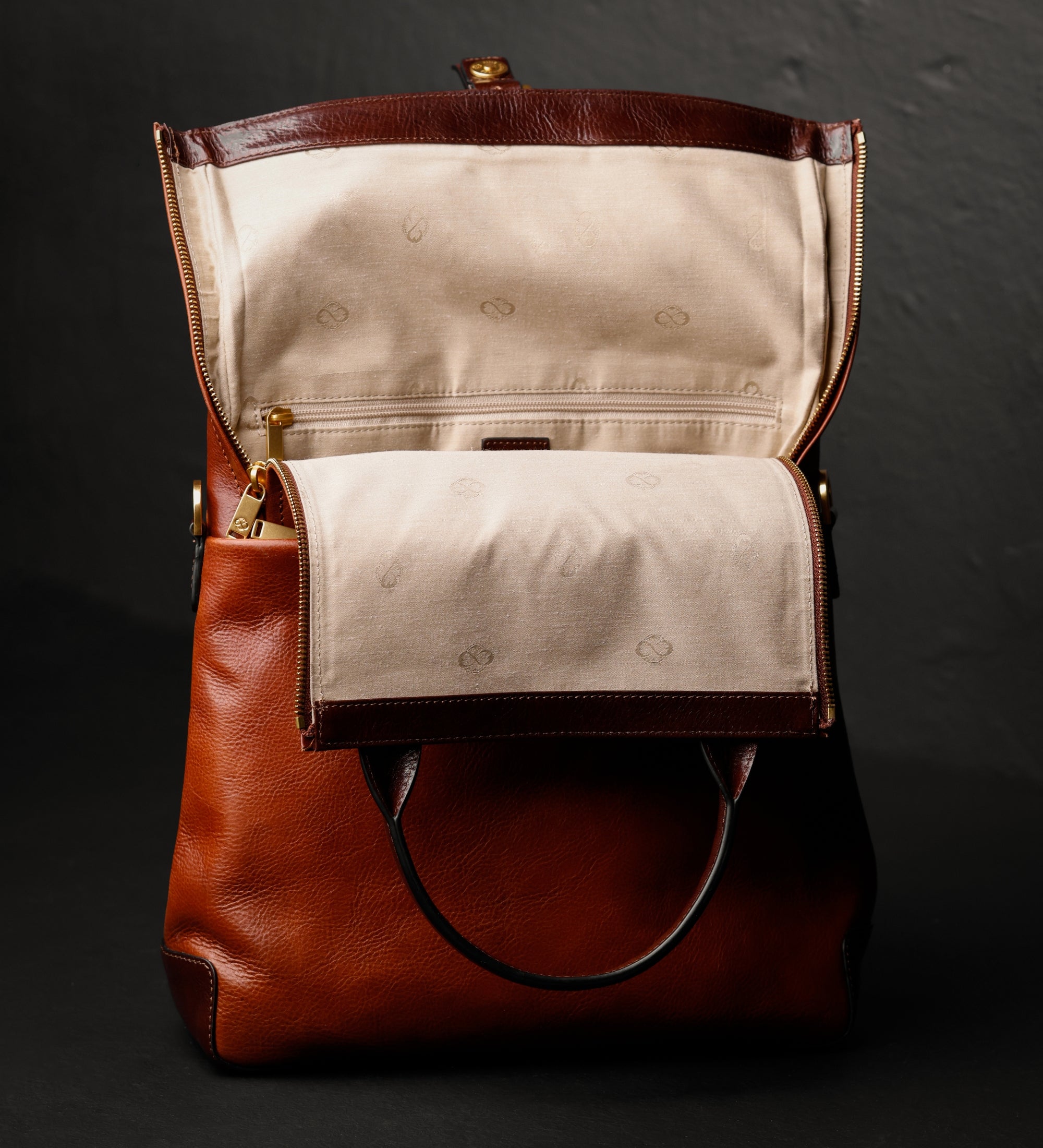 Bolso de hombro/mochila de cuero convertible para mujer: The Awakening