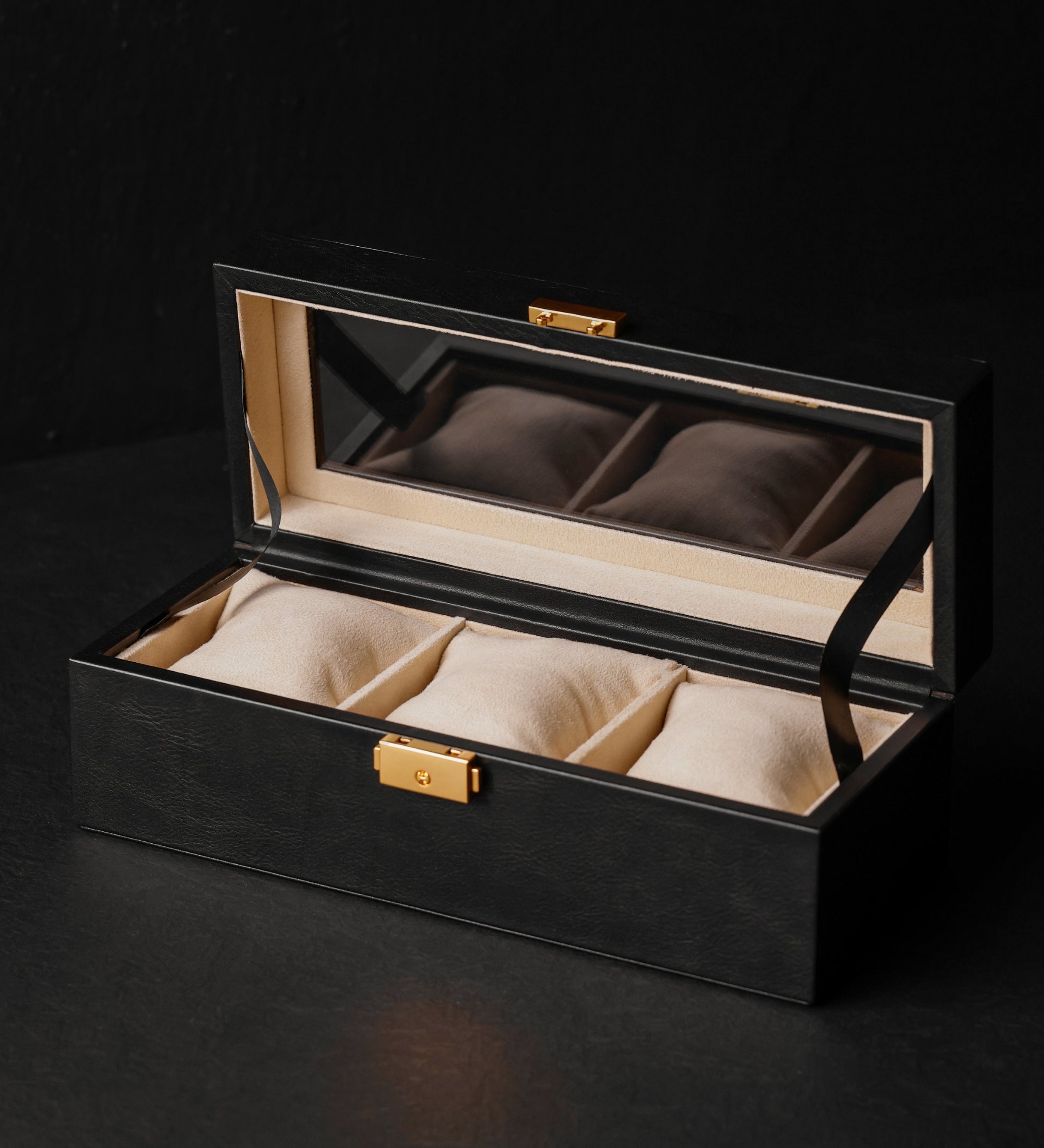 Organizador de relojes, caja para relojes de cuero para mujer: Silence
