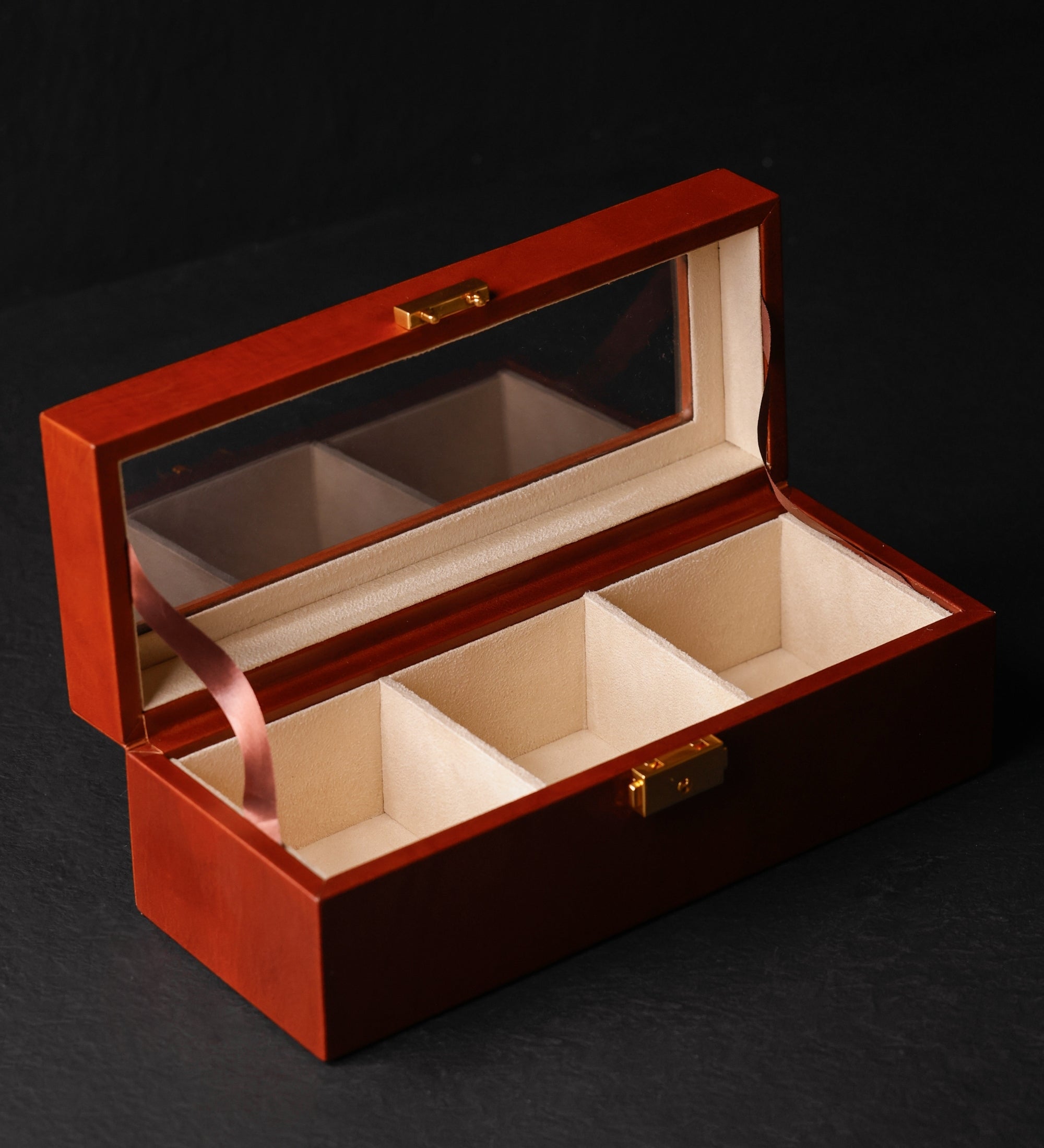 Organizador de relojes, caja para relojes de cuero para mujer: Silence