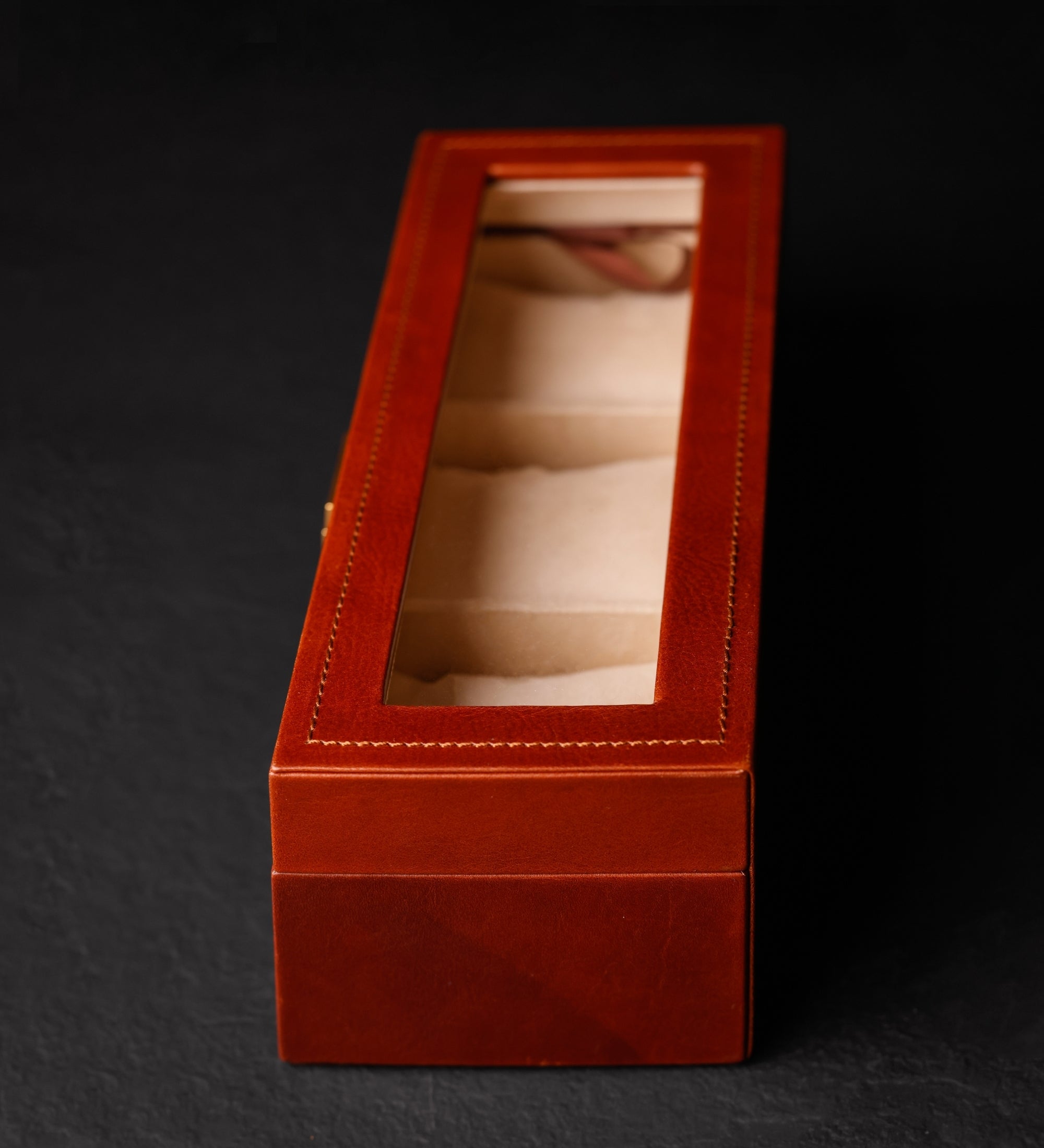 Organizador de relojes, caja para relojes de cuero: Silence