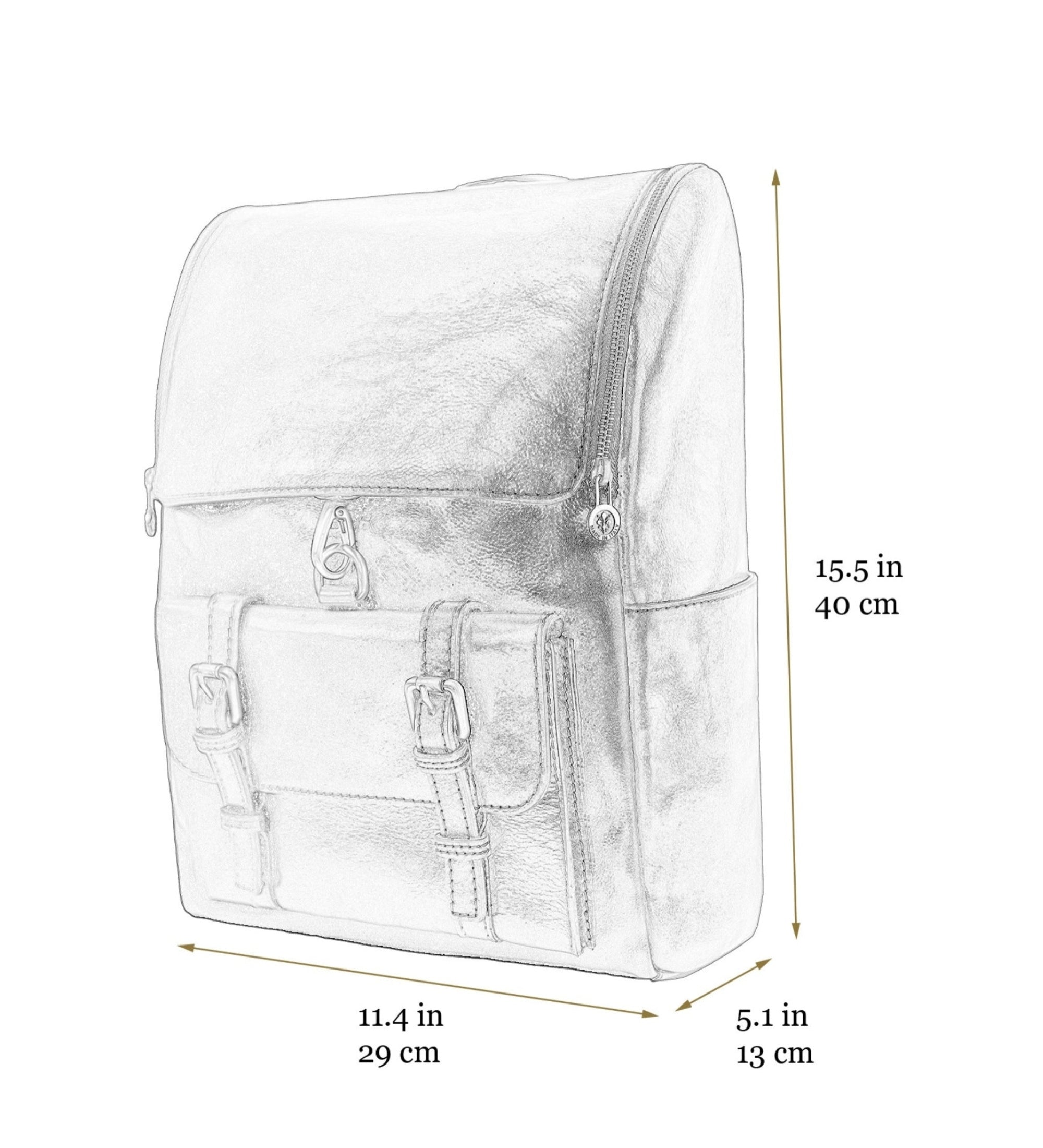 Mochila de cuero grande para mujer: The Odyssey