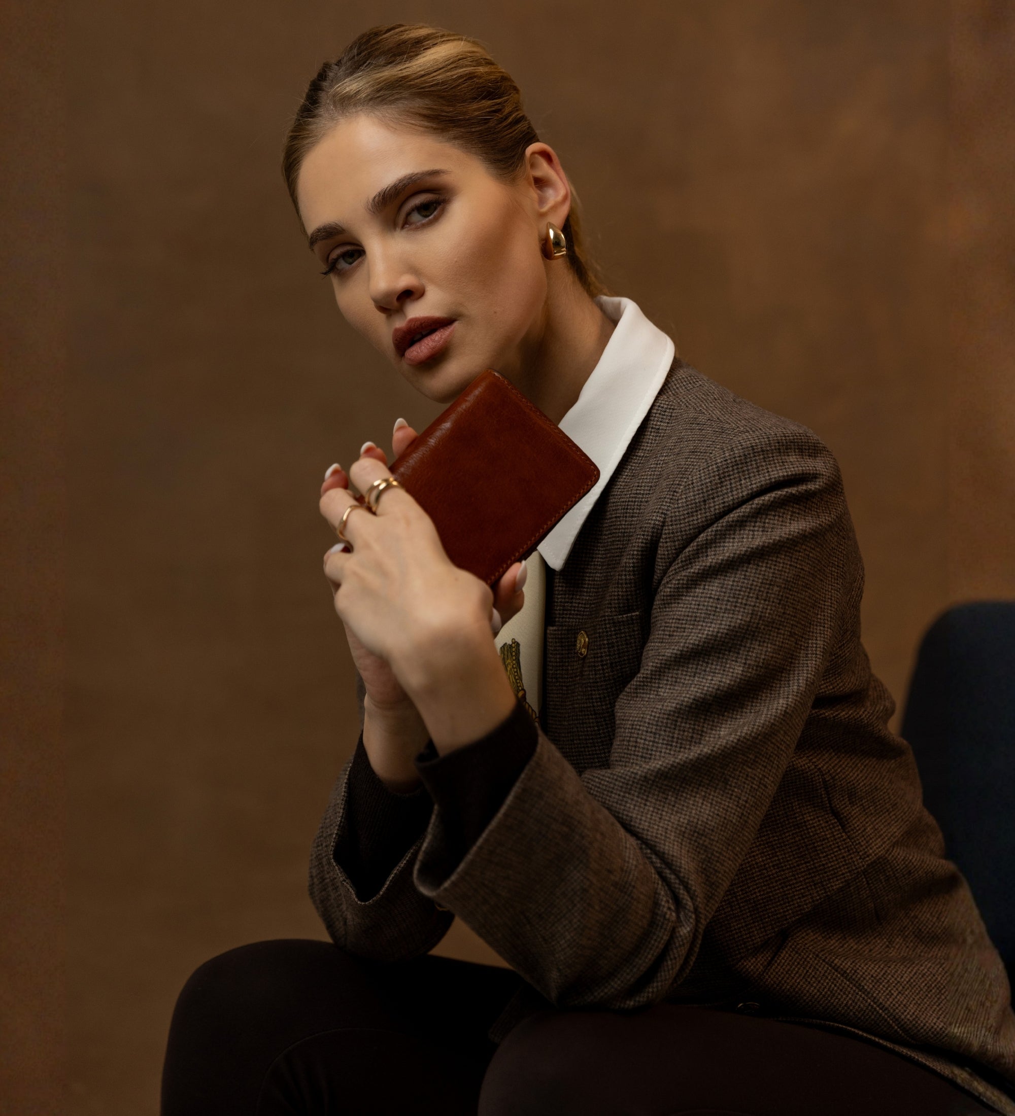 Portapasaporte de cuero pequeño para mujer: Gulliver's Travels