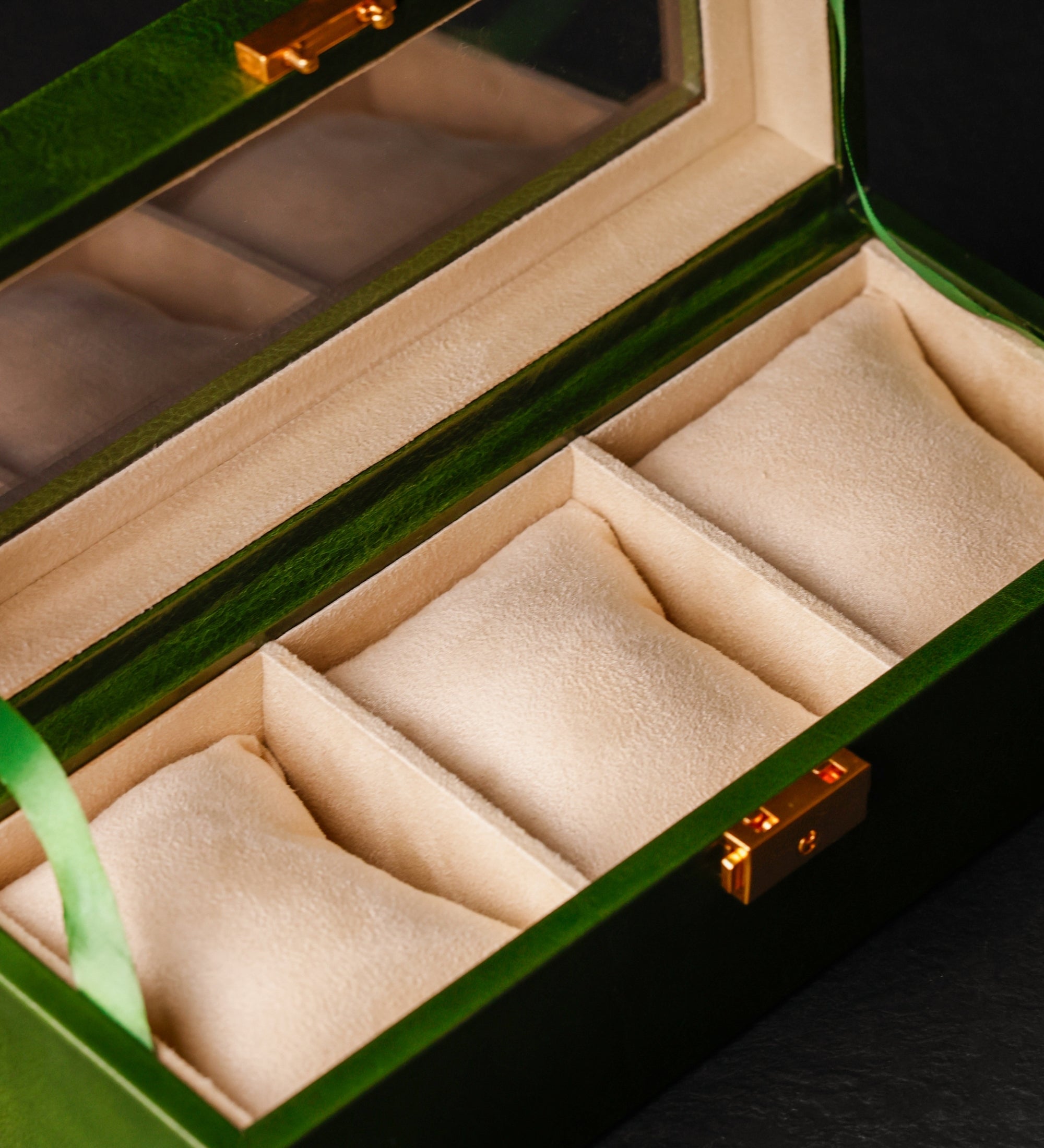 Organizador de relojes, caja para relojes de cuero: Silence