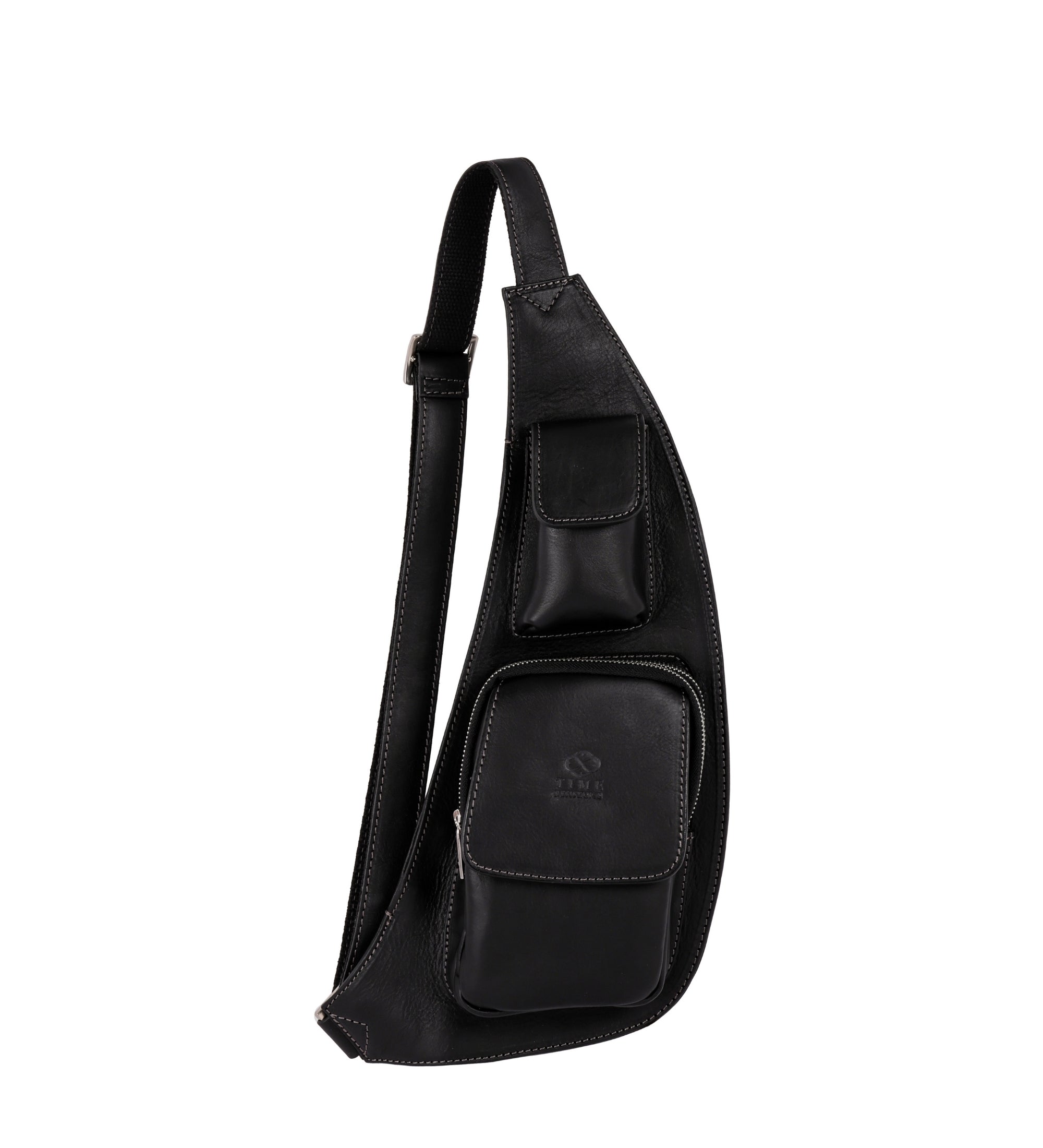 Bolso bandolera/sling bag de cuero: The Monk