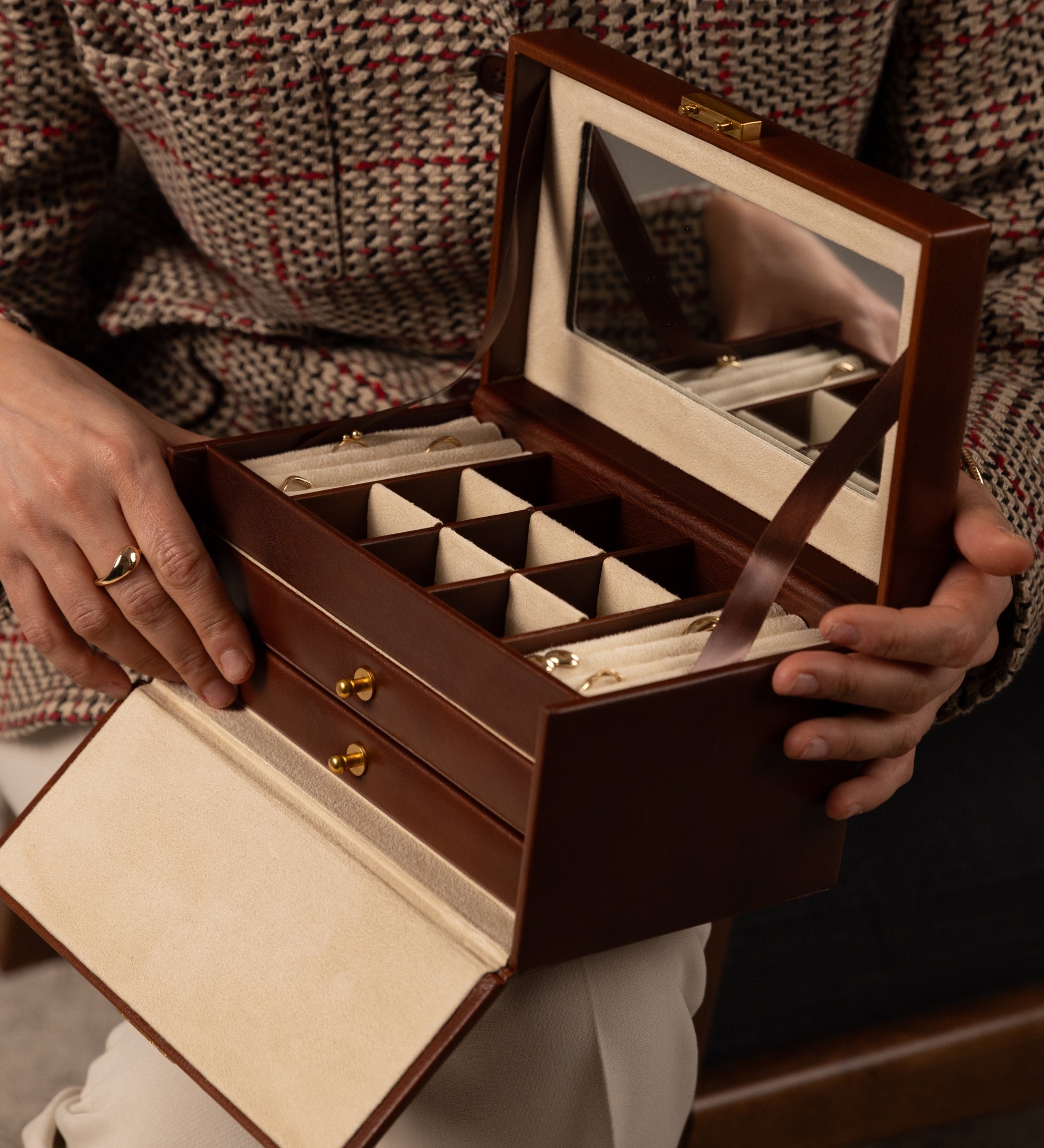 Joyero de cuero para mujer: Beloved