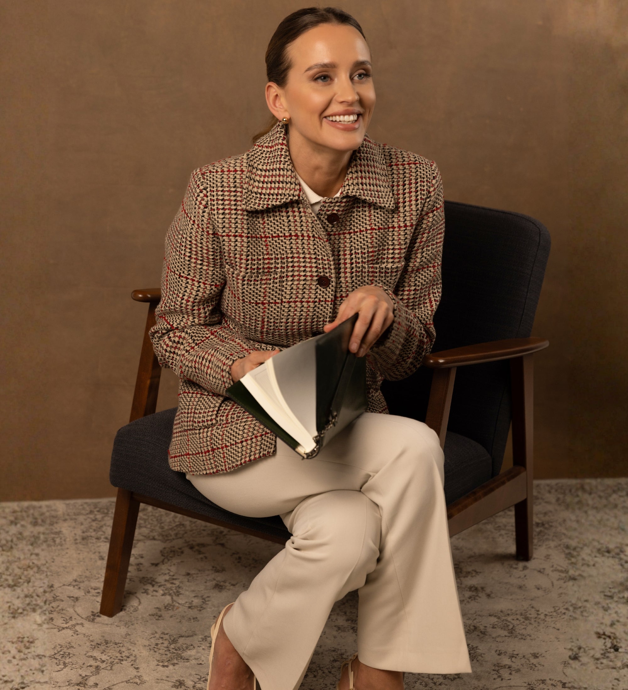 Cuaderno personal de cuero para mujer con bloc de notas A5 recargable: The Diary of a Nobody