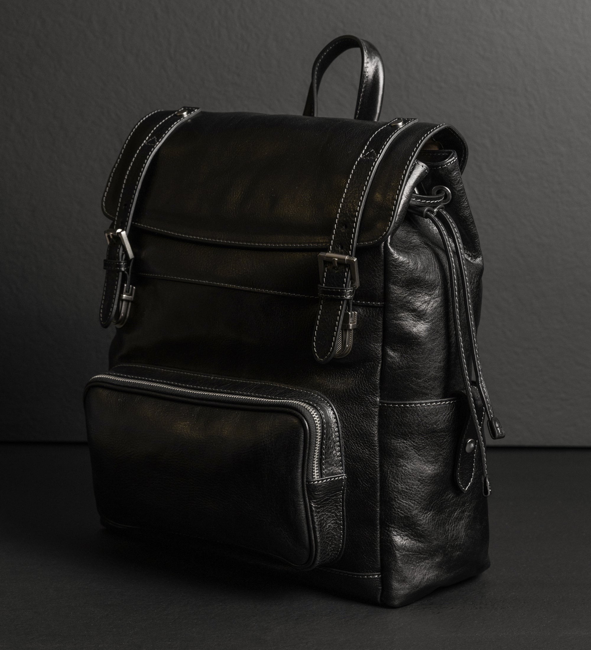 Mochila de cuero: The Good Earth
