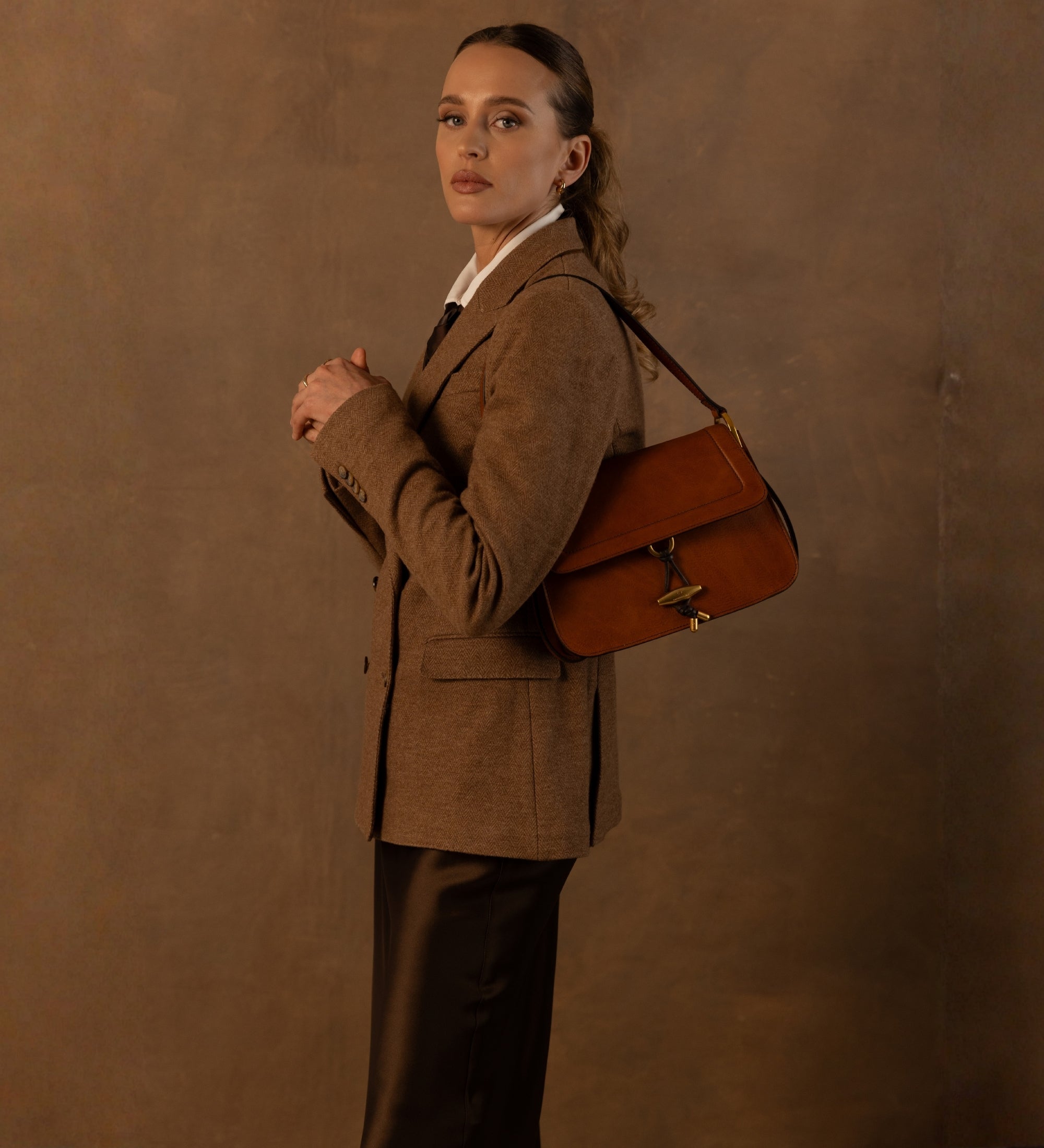 Bolso de cuero con solapa para mujer: Possession