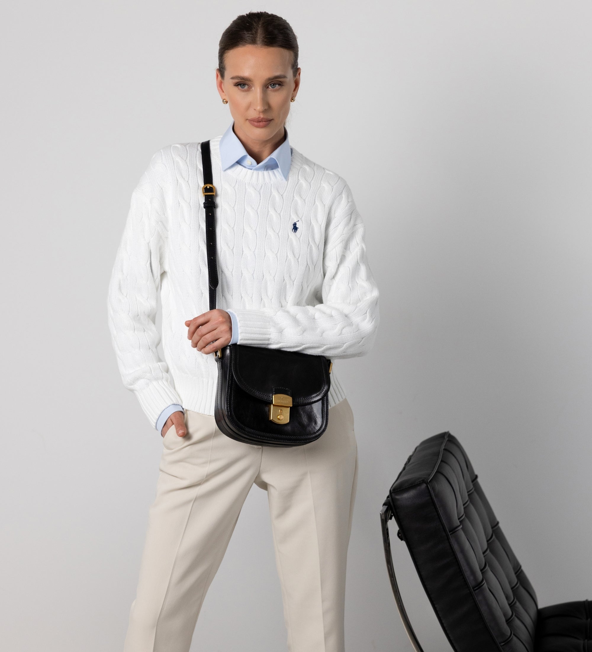 Bolso saddle de cuero para mujer: Secrets