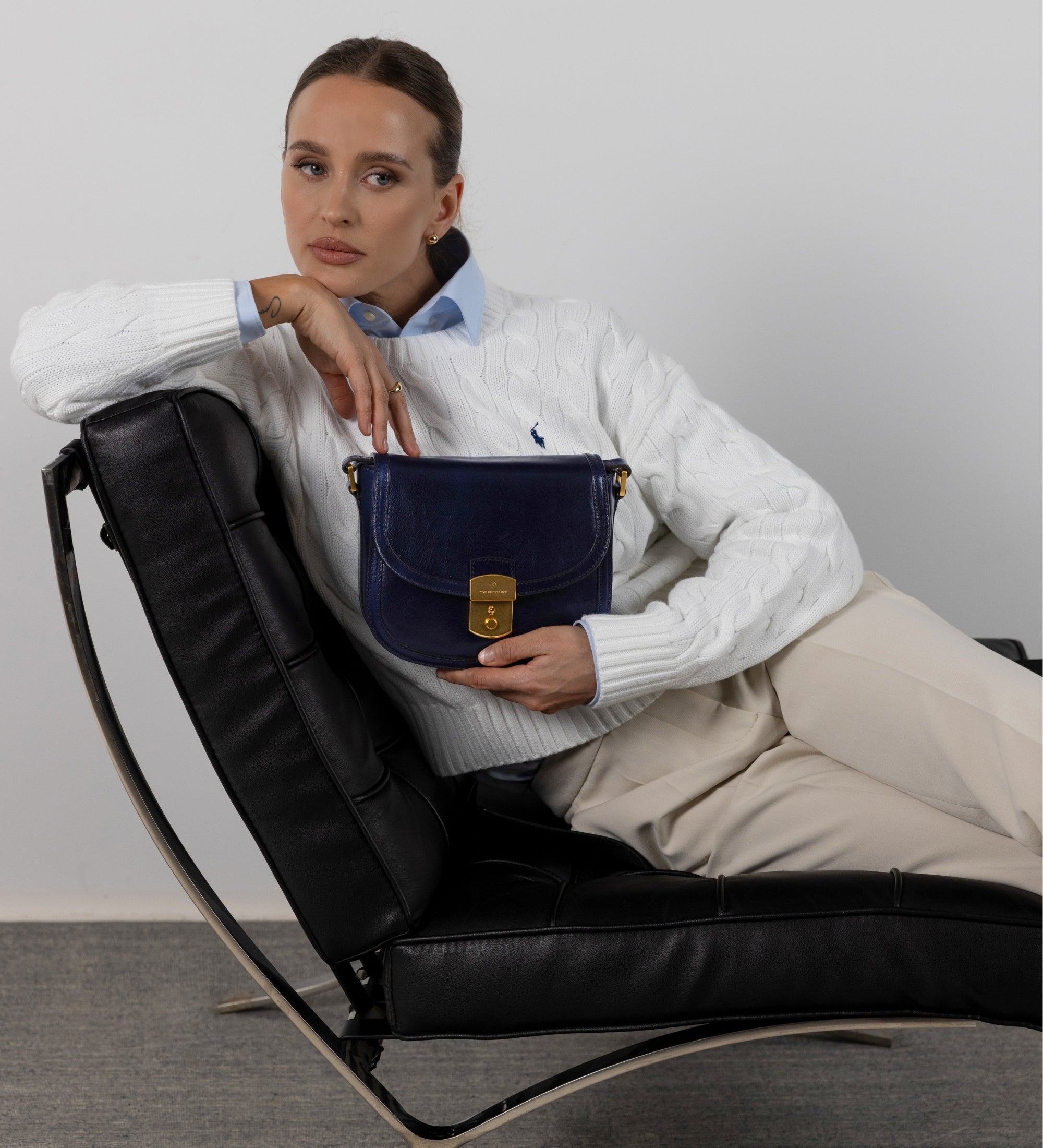 Bolso saddle de cuero para mujer: Secrets