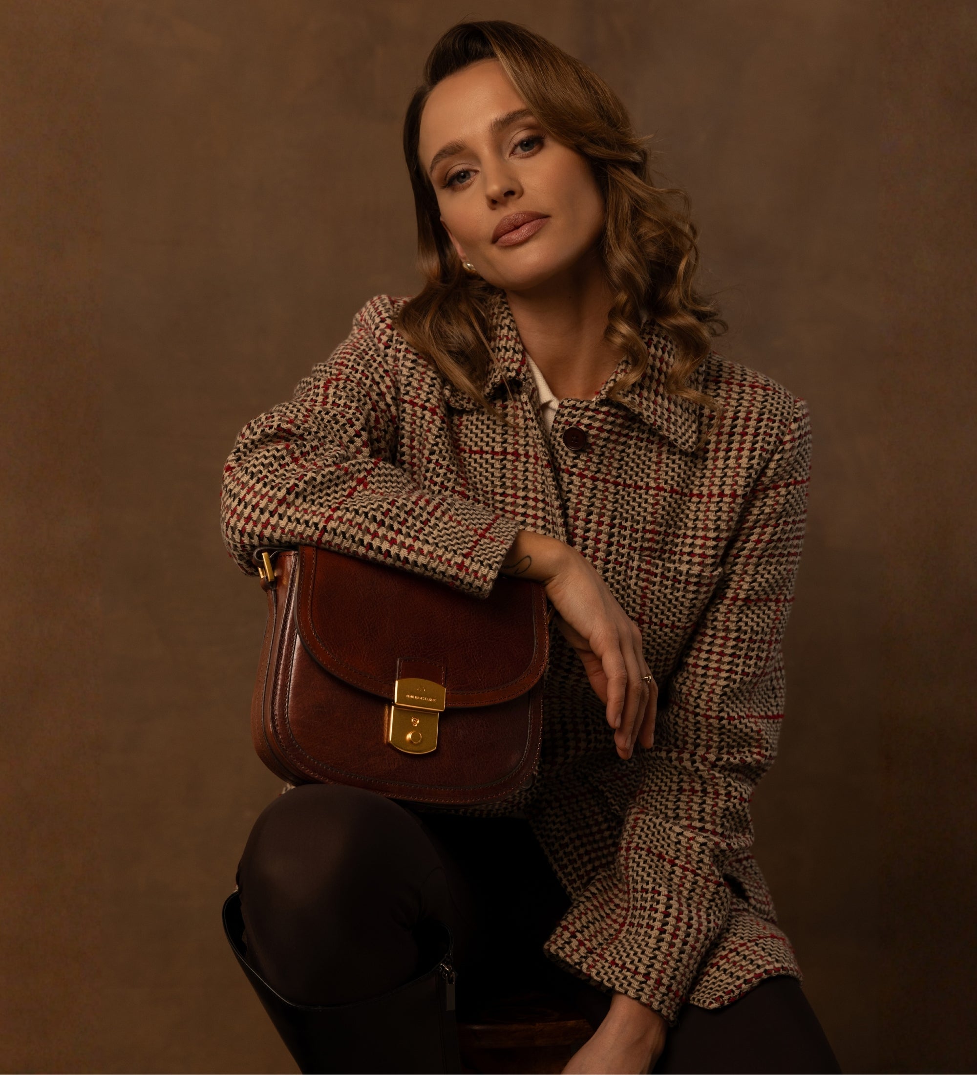 Bolso saddle de cuero para mujer: Secrets