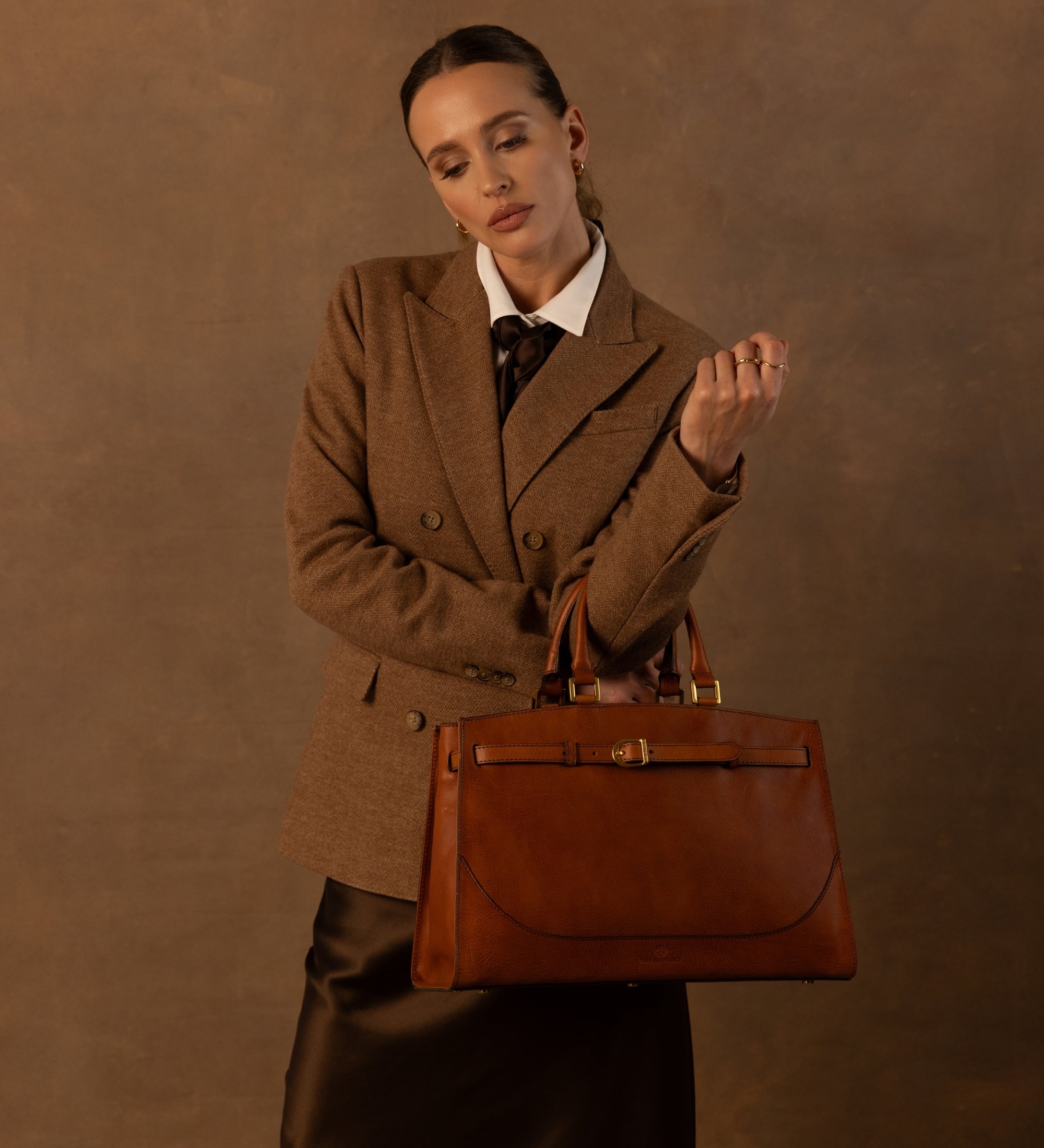 Bolso de mano de cuero para mujer: Shirley