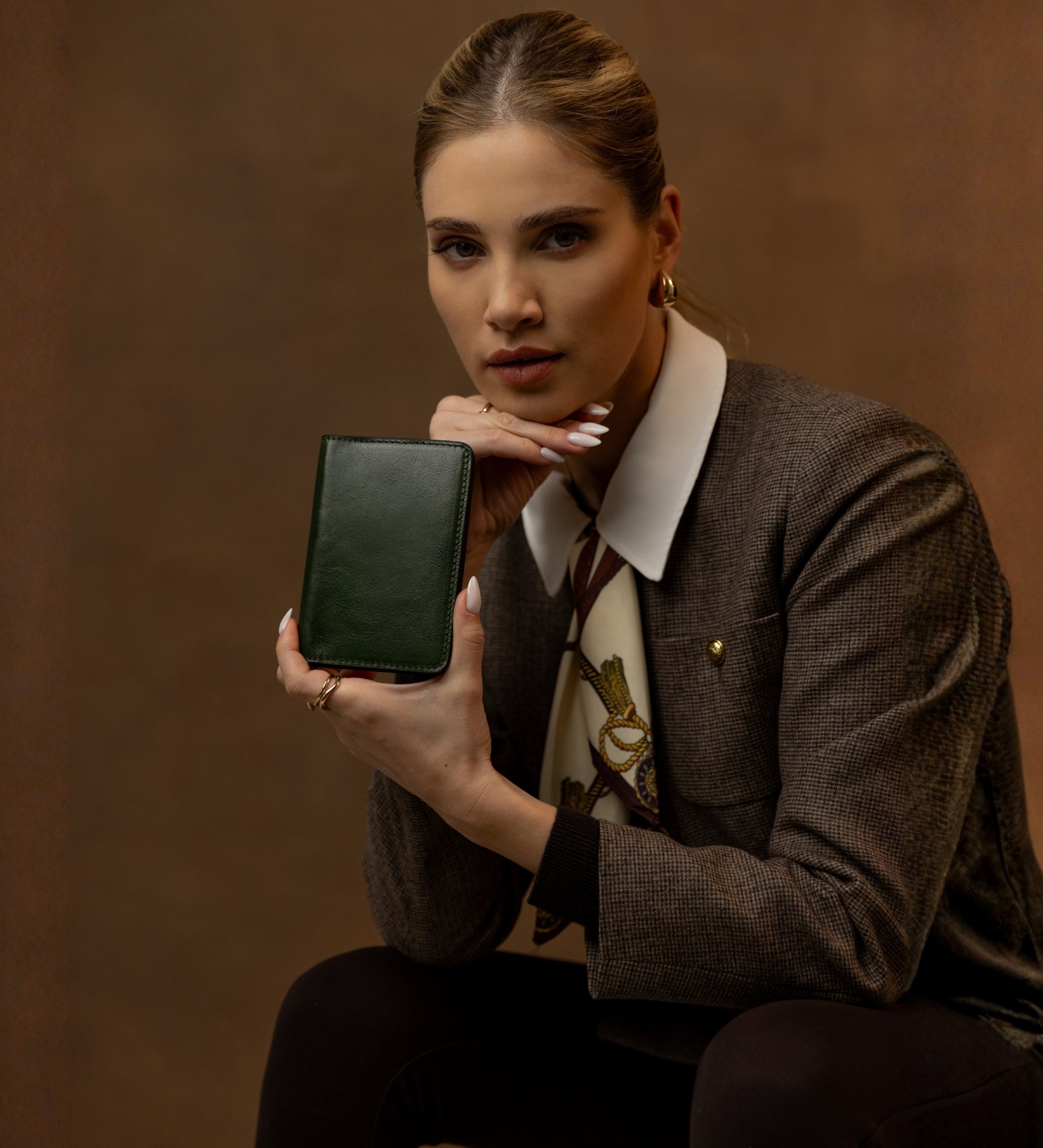 Portapasaporte de cuero pequeño para mujer: Gulliver's Travels