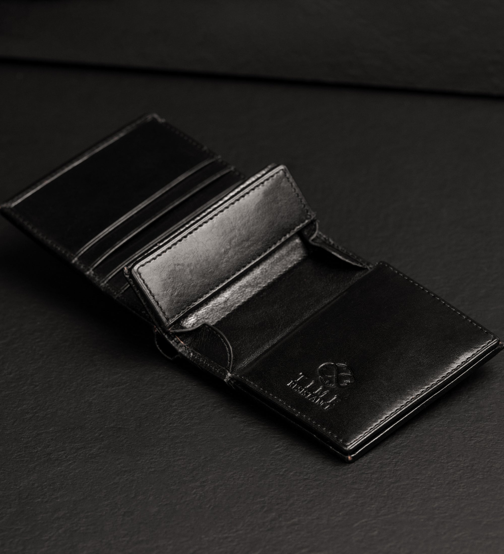 Cartera de cuero de doble compartimento: Daniel