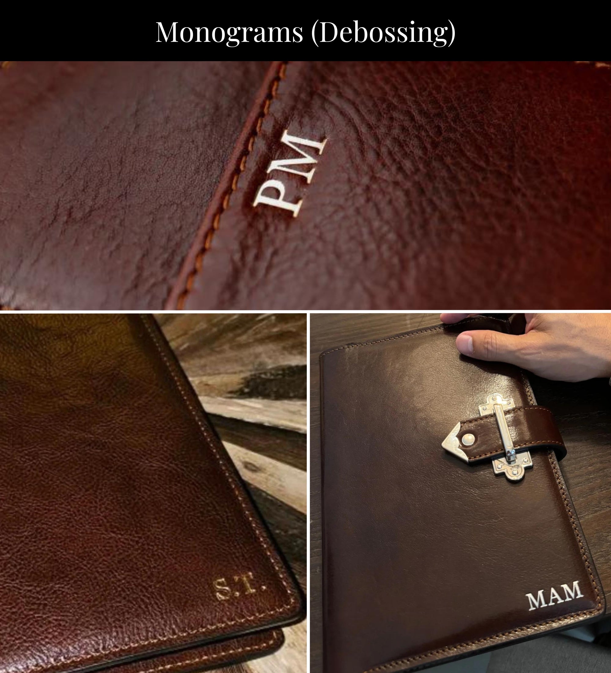 Servicio de monograma/gofrado