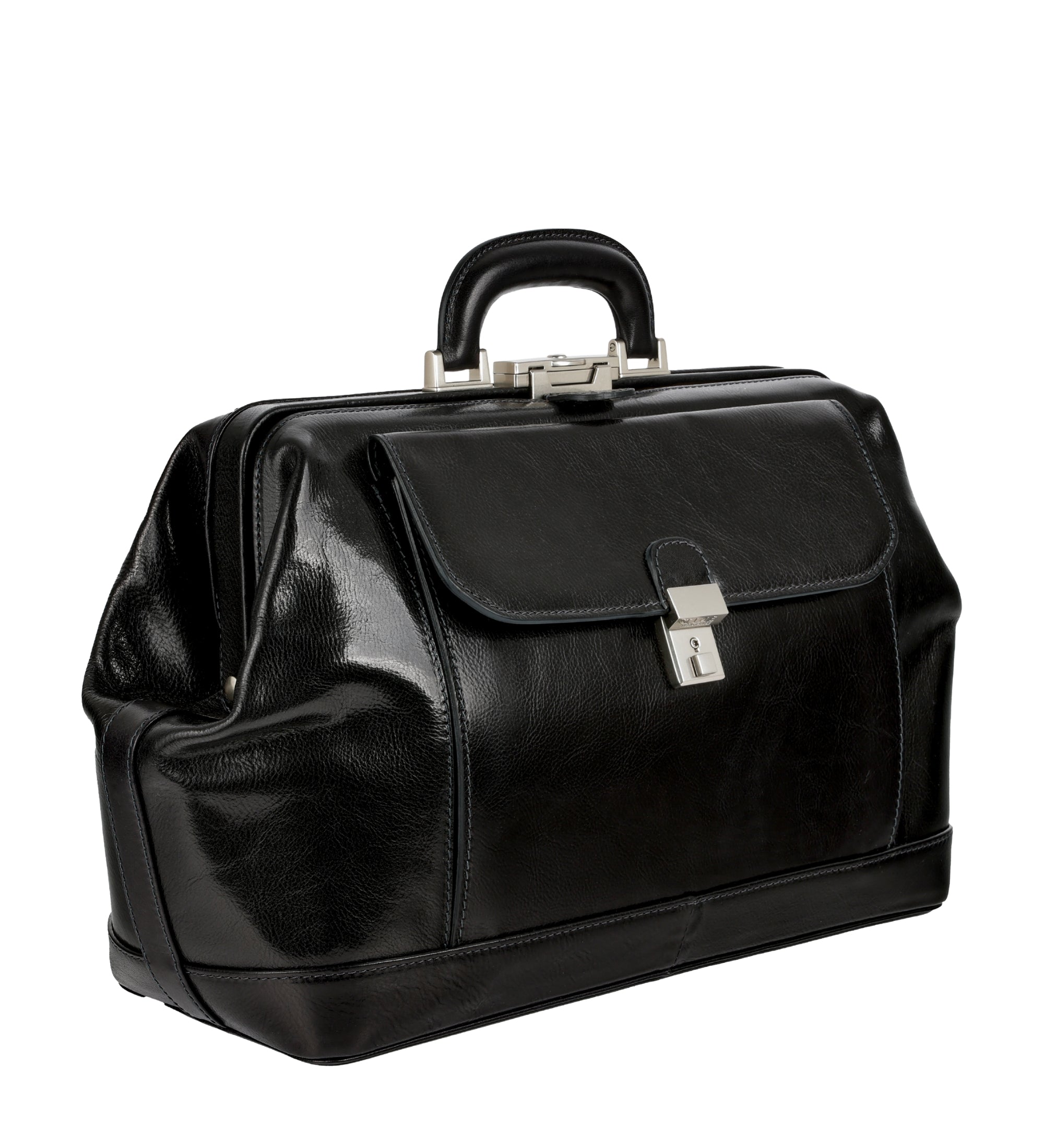 Bolso de médico de cuero italiano grande para mujer: Hamlet