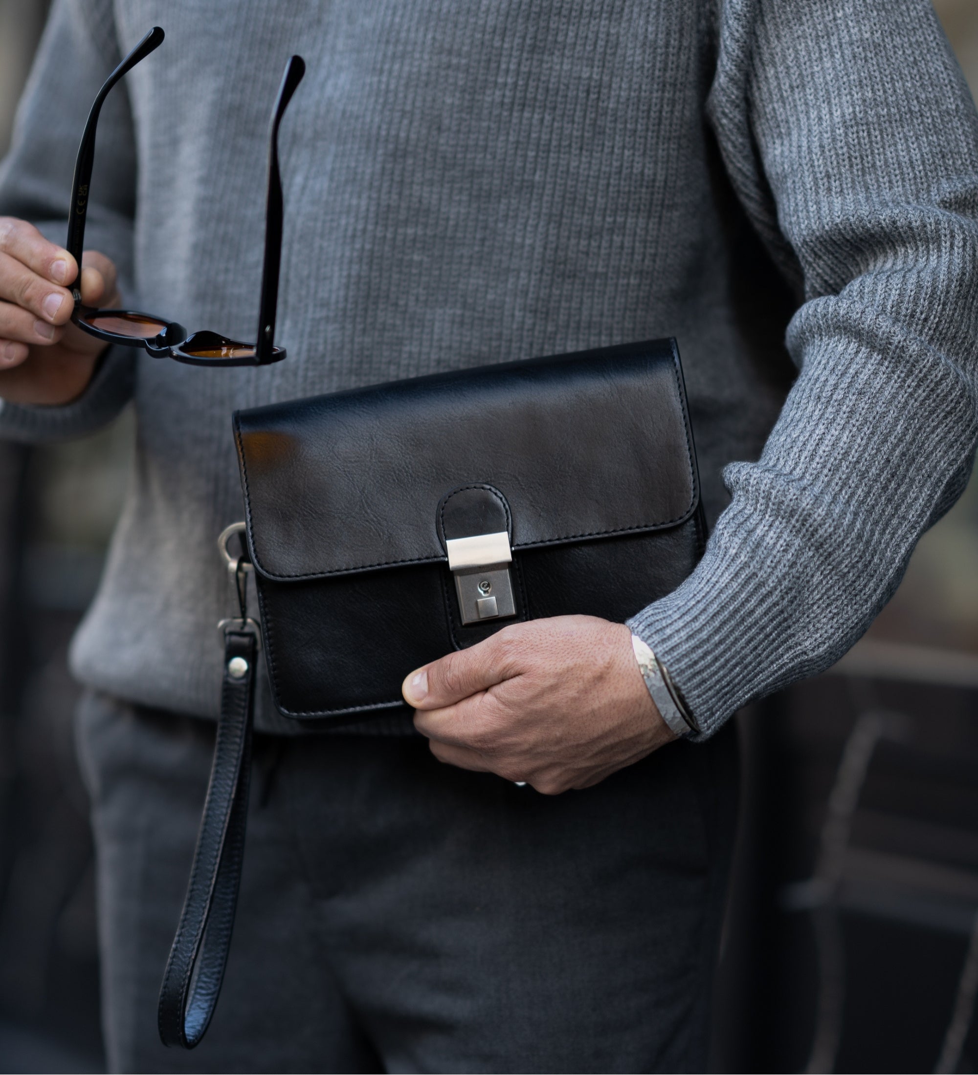 Bolso/cartera de mano de cuero: The Maltese Falcon