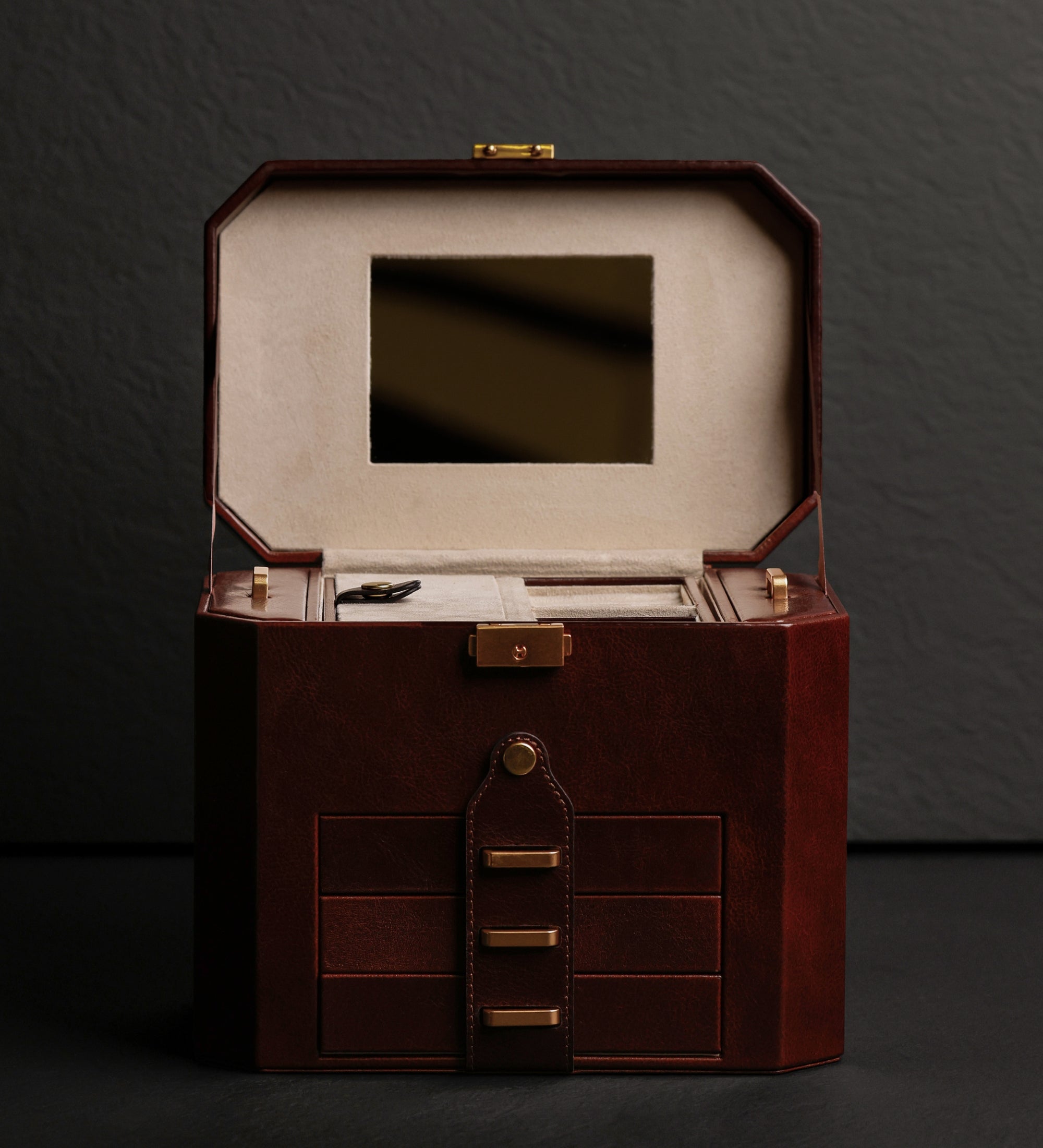 Joyero de cuero grande para mujer: A Handful of Dust