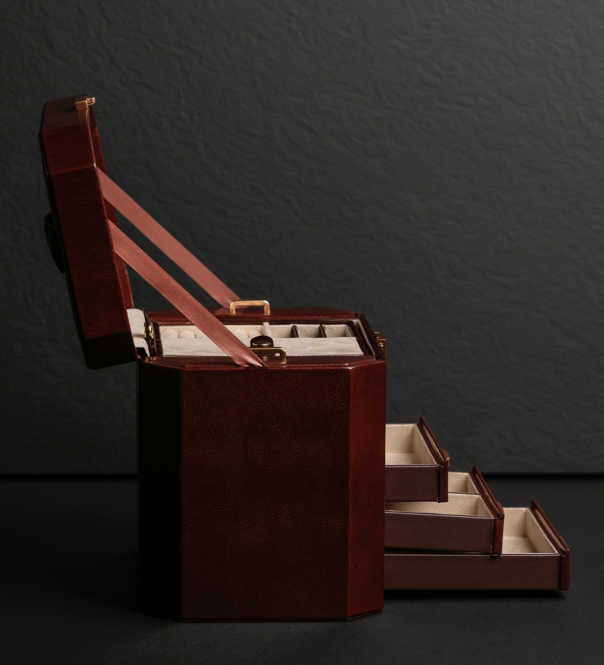 Joyero de cuero grande para mujer: A Handful of Dust