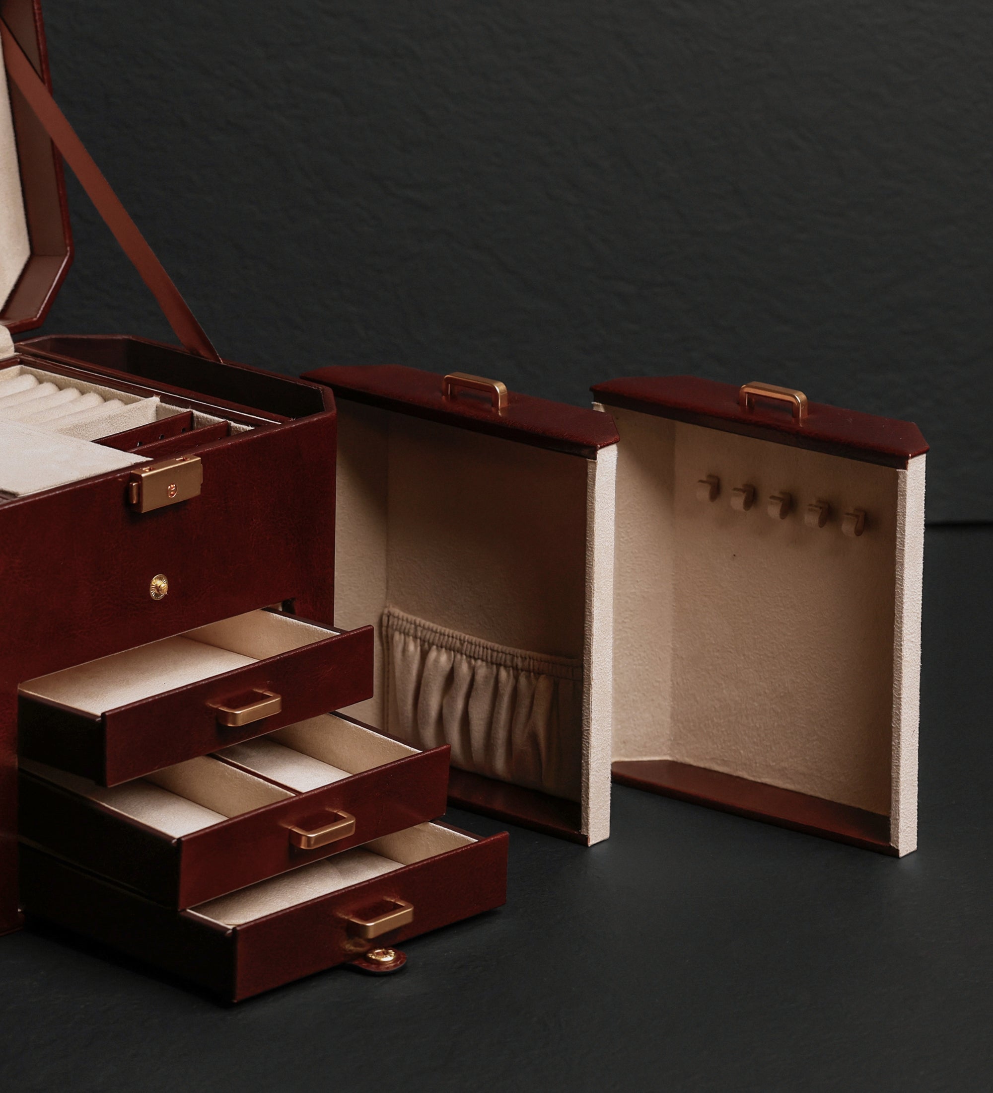 Joyero de cuero grande para mujer: A Handful of Dust