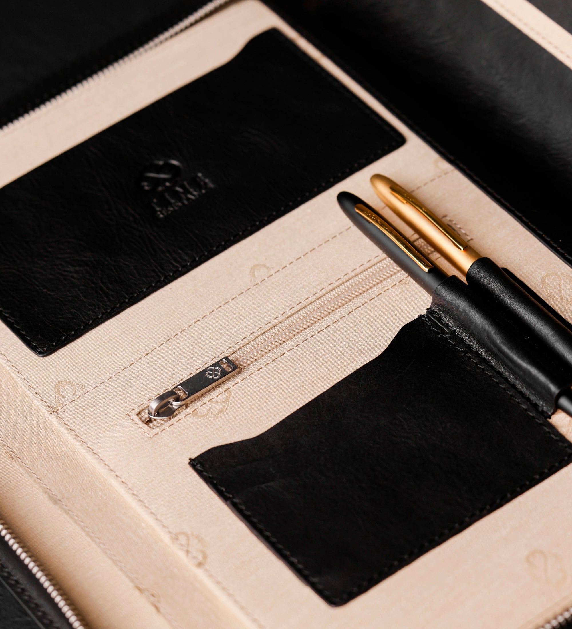 Organizador portadocumentos A4 de cuero para mujer: Candide