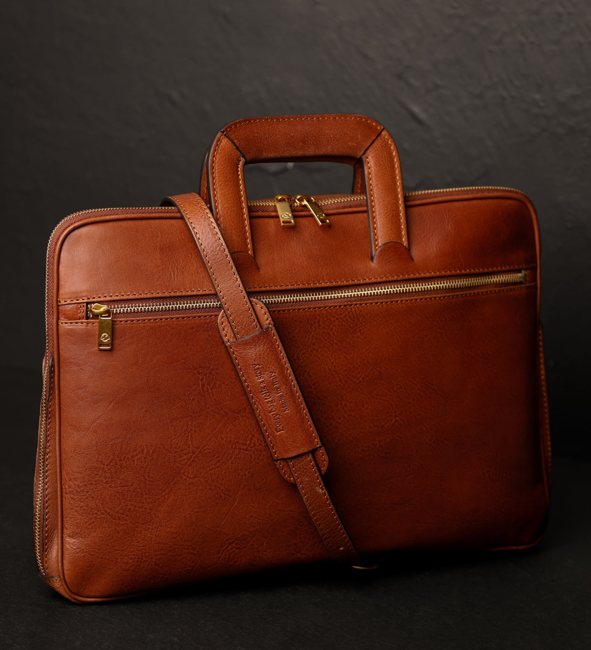Bolso para portátil/maletín de cuero: Brave New World
