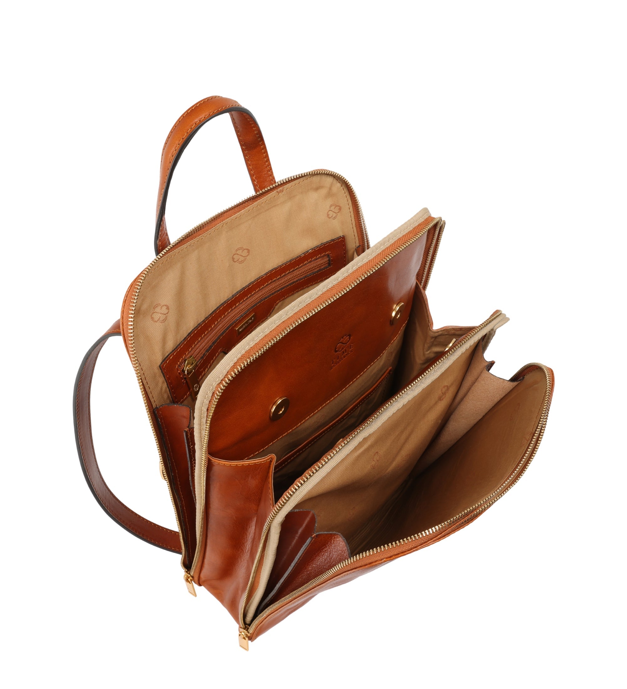 Bolso de hombro/mochila de cuero convertible para mujer: Clarissa