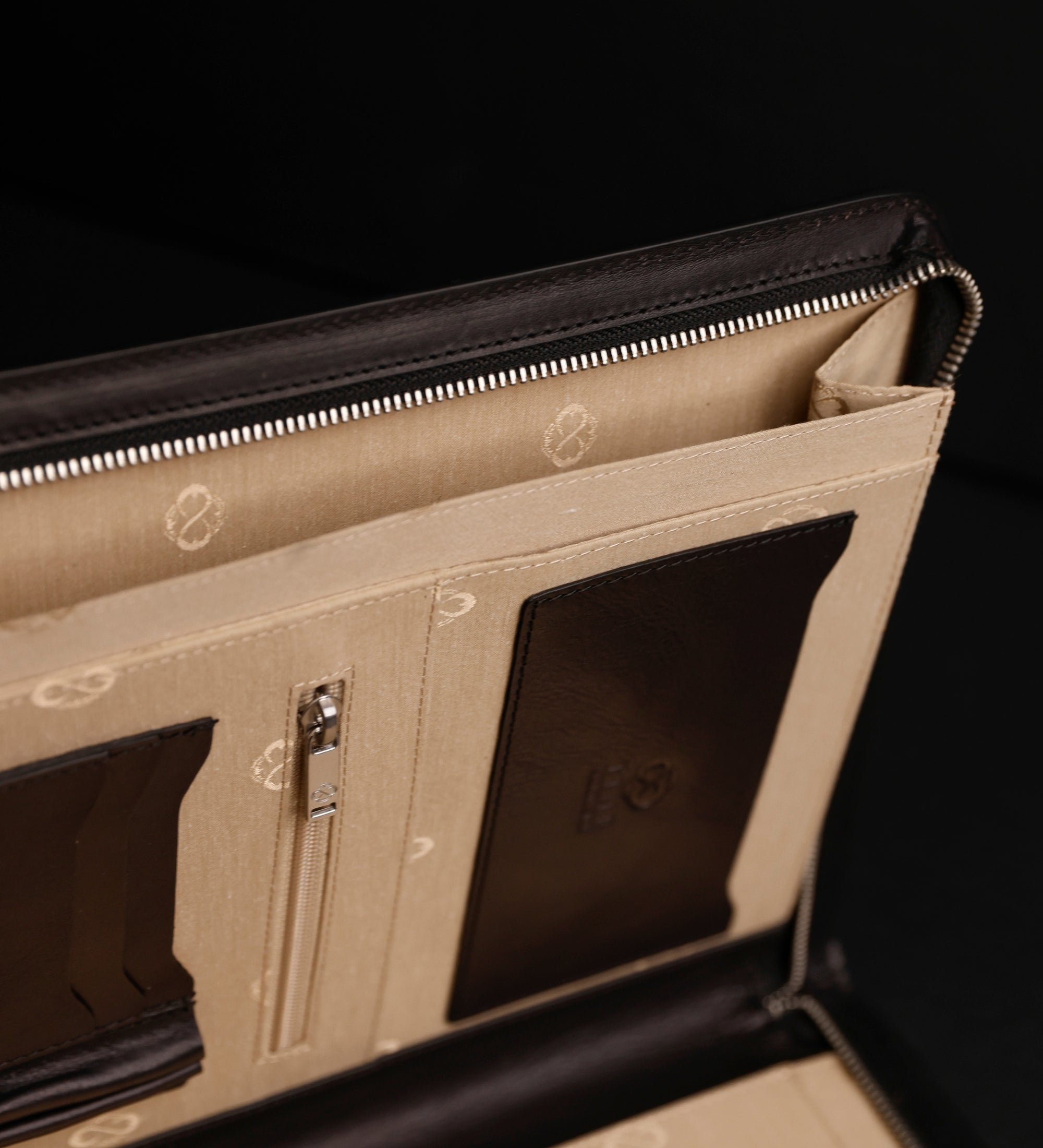 Organizador portadocumentos A4 de cuero para mujer: Candide