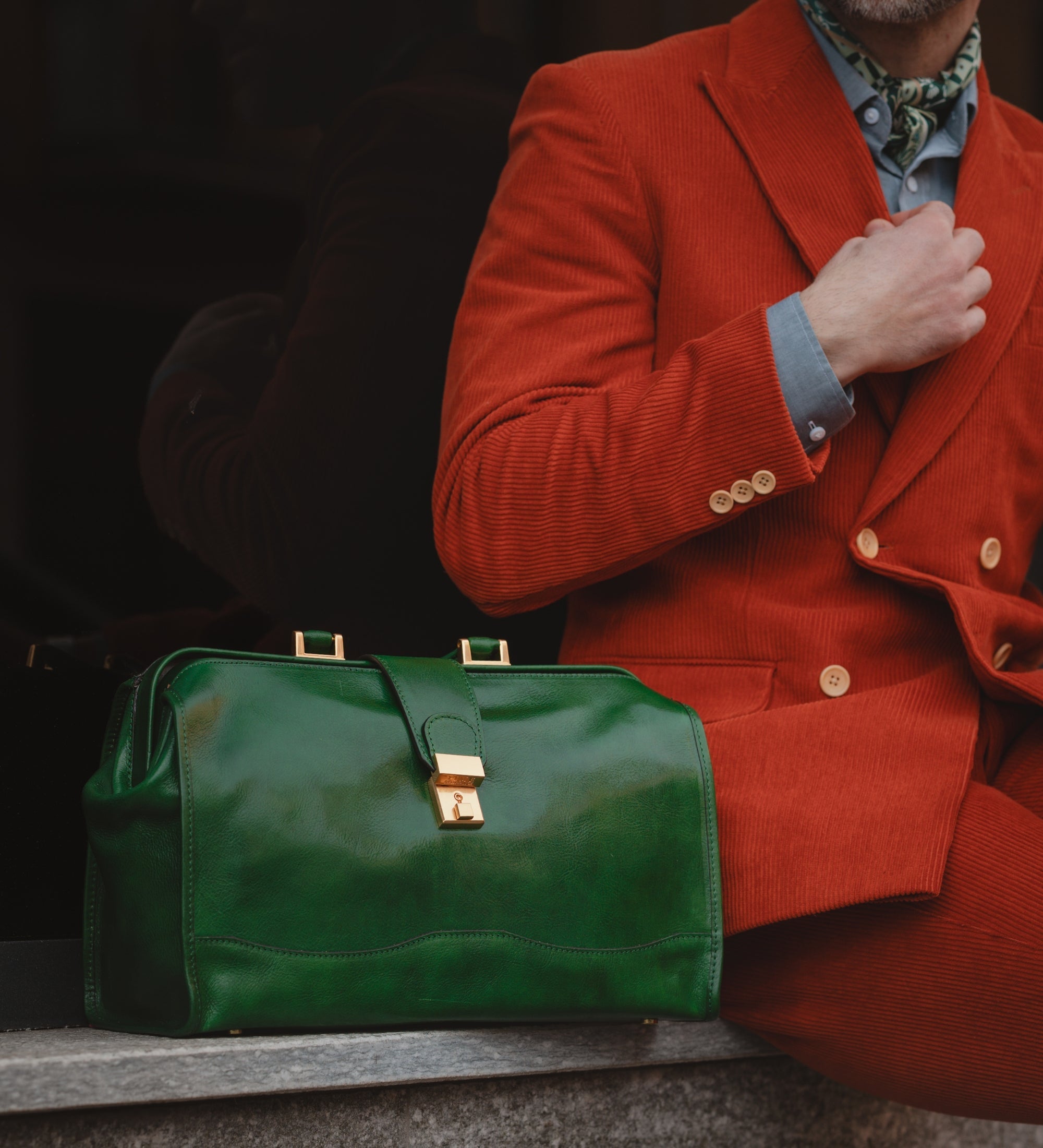 Bolso de médico de cuero pequeño: David Copperfield